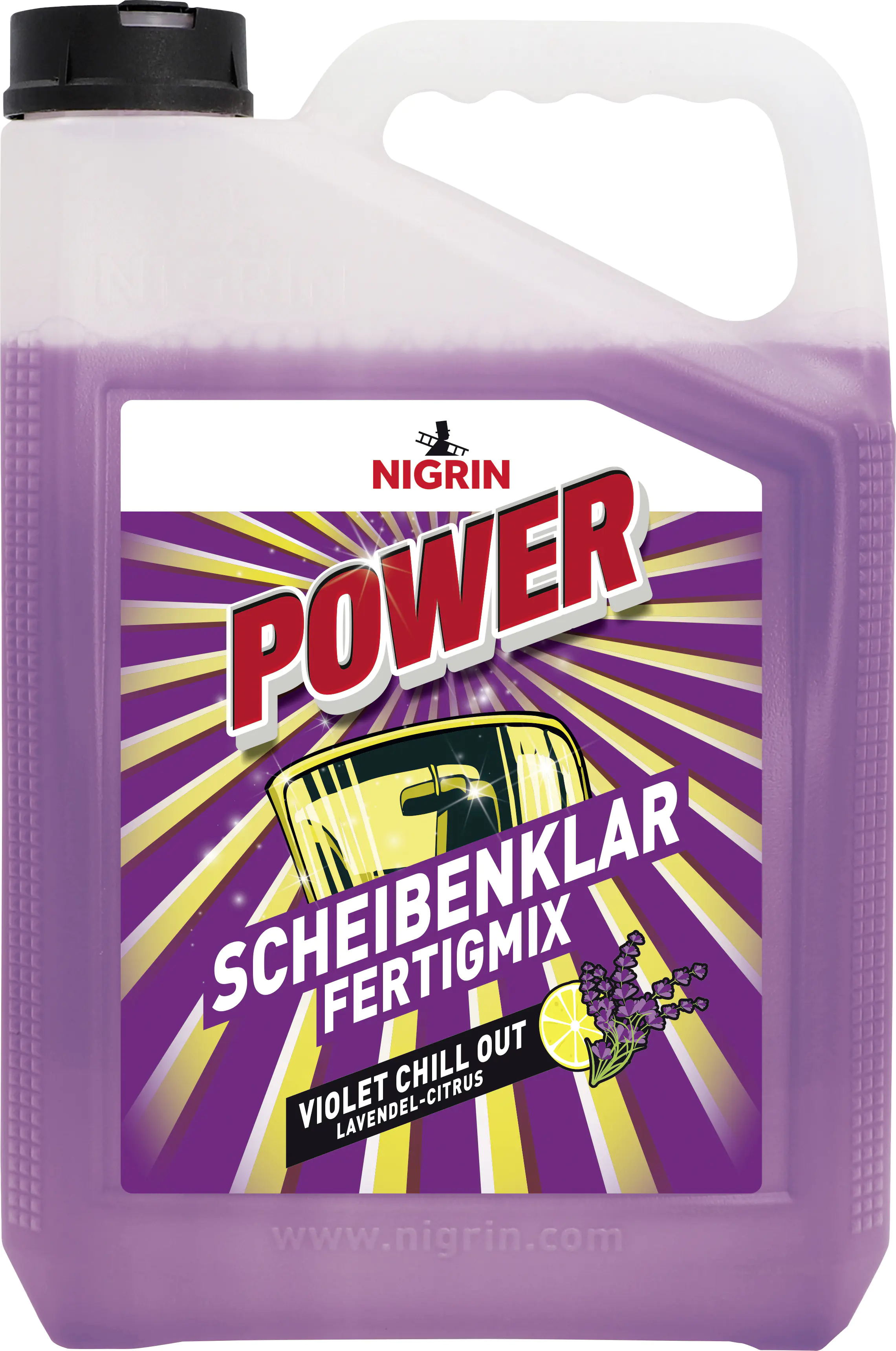 Nigrin Scheibenklar Power Violet Lavendel-Citrus gebrauchsfertig 5 L Nigrin Scheibenklar Power Violet Lavendel-Citrus gebrauchsfertig 5 L