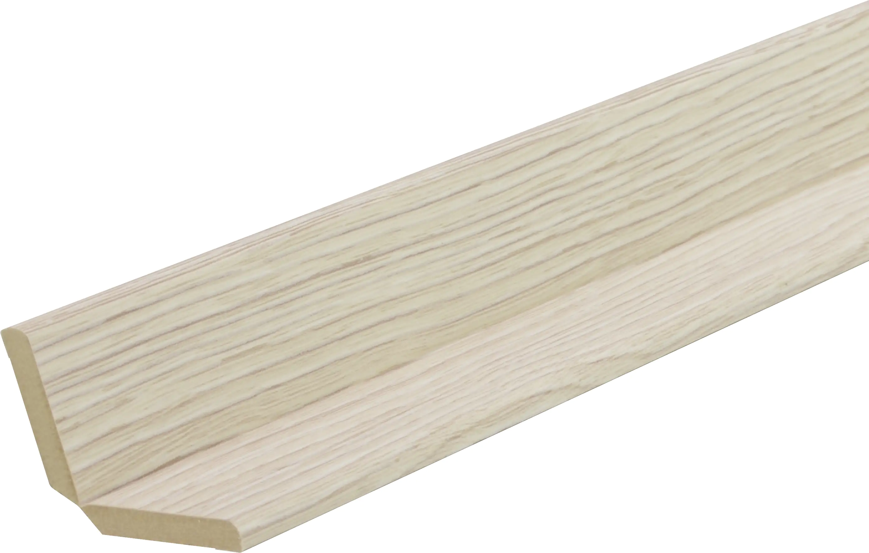 B.S. Bauprogramm Knickwinkelleiste 260 cm 28 x 28 mm AstEiche hell