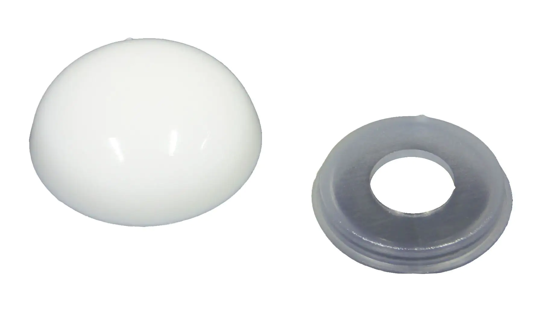Abdeckkappen Ø 15 mm weiß