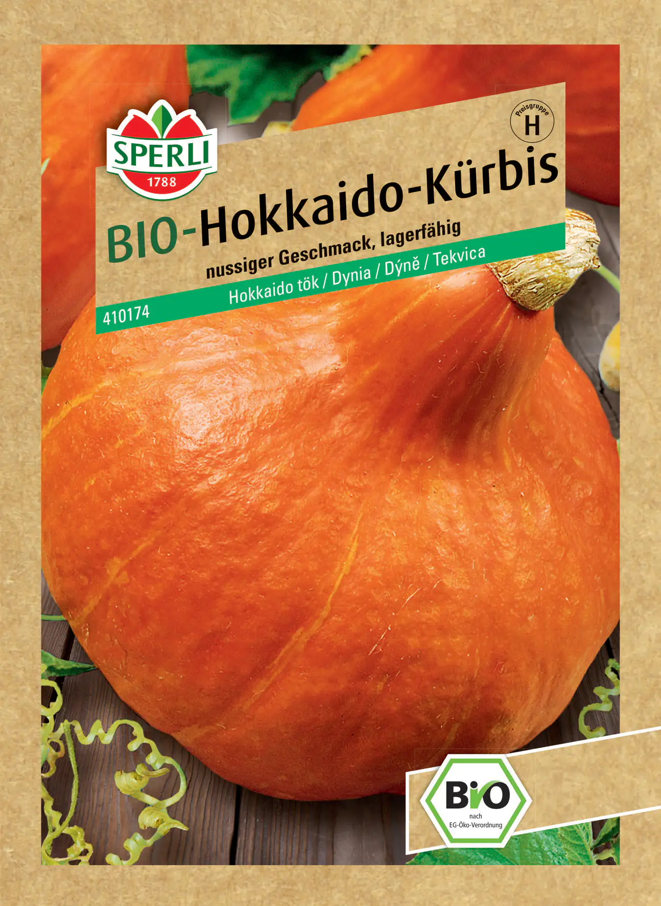 Sperli BIO Hokkaido-Kürbis F1