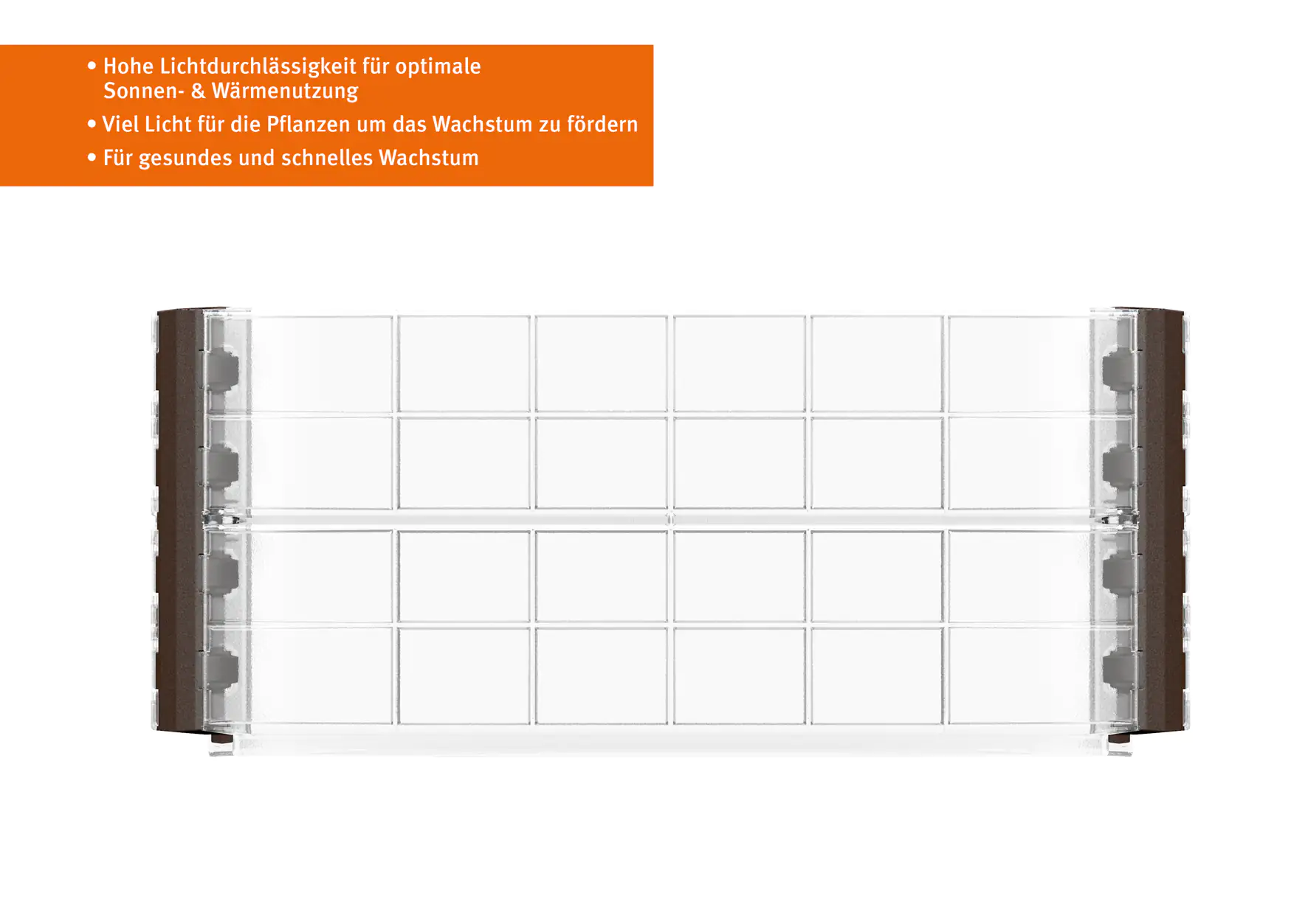 Garantia ERGO Quadro S Wachstumsmodul für Hochbeet Ergo Quadro S