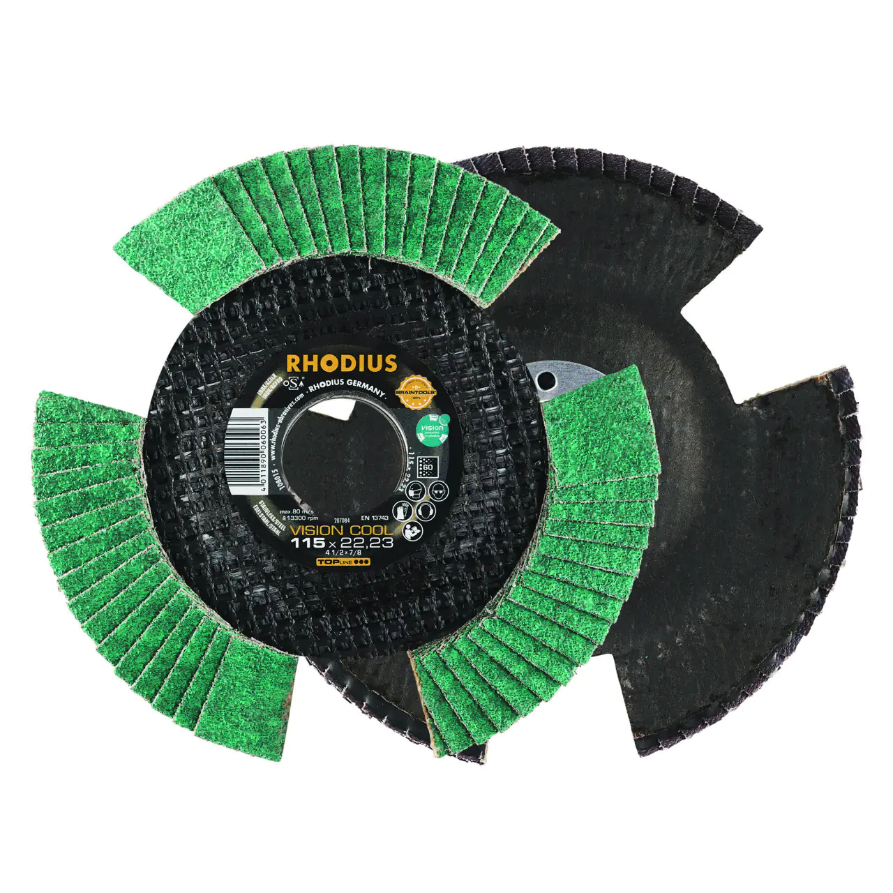 Rhodius Schleifscheibe Vision K60 Stahl Ø 115 mm Bohrung 22,23 mm