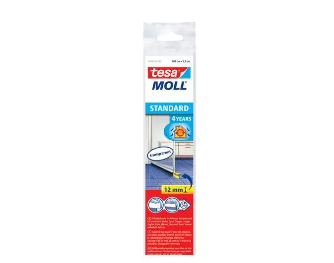 tesa Moll Türdichtschiene transparent, für Spalten bis 12 mm tesa Moll Türdichtschiene transparent, für Spalten bis 12 mm