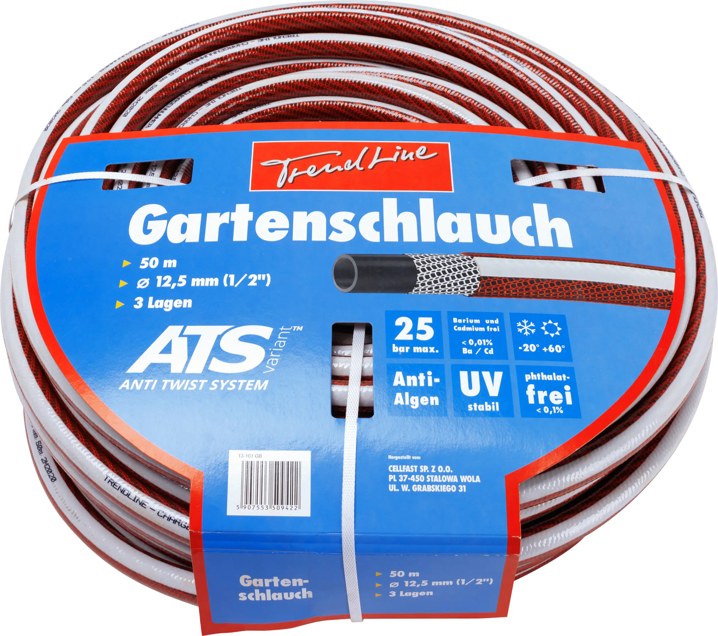 TrendLine Gartenschlauch 50 m Ø 12,7 mm (1/2")