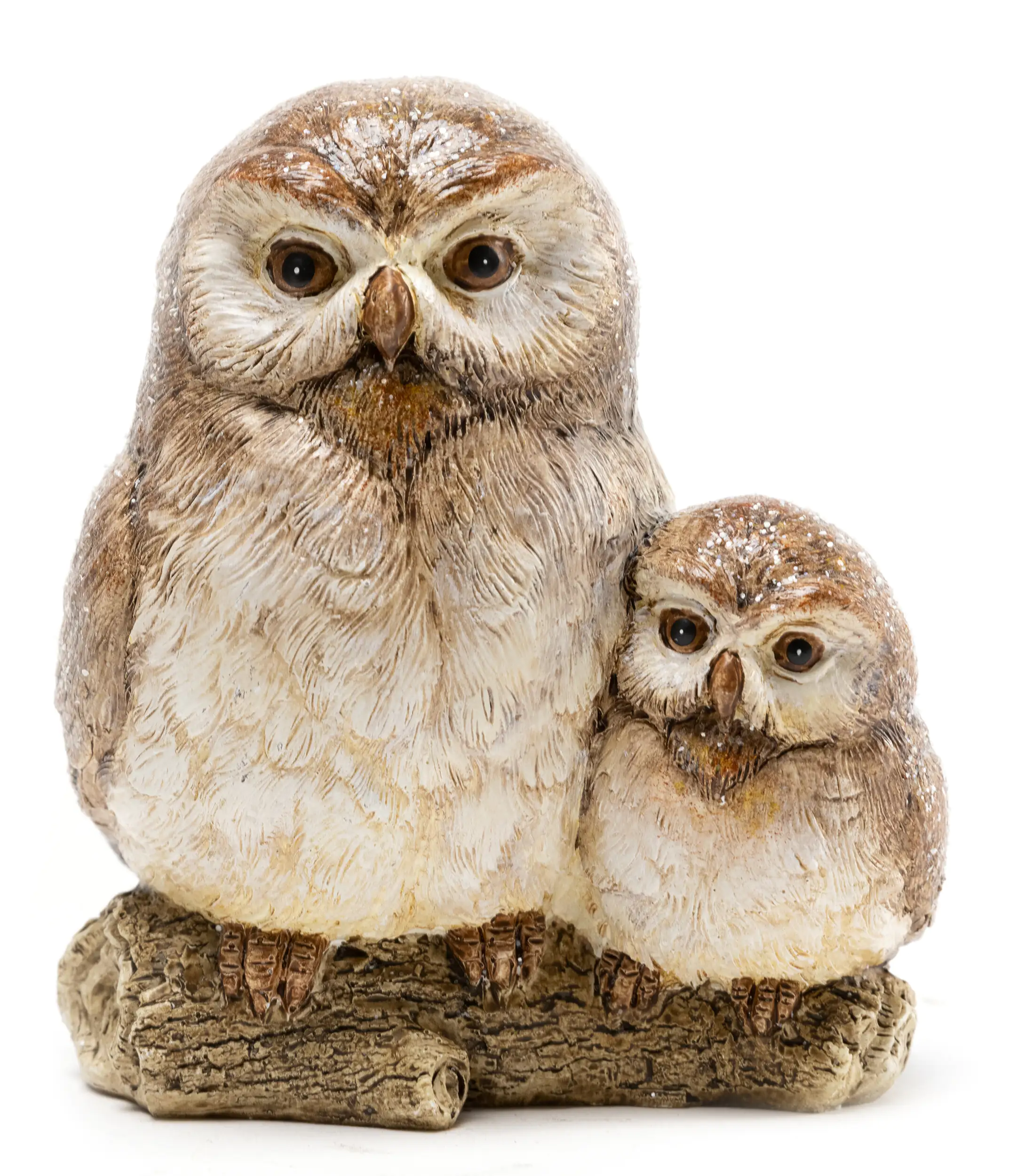 TrendLine Dekofigur Eule 13 x 12 cm braun