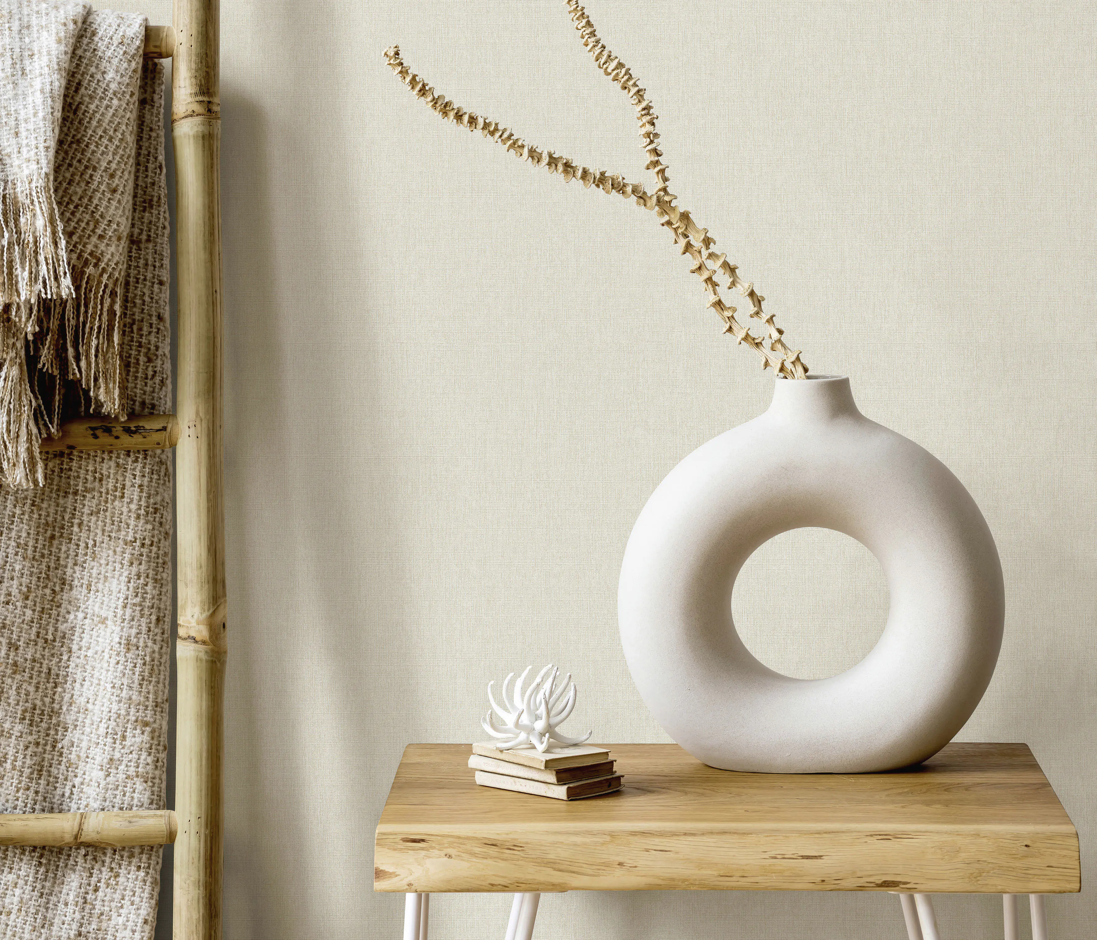 Erismann Vliestapete Uni Martinique beige 10,05 x 0,53 m