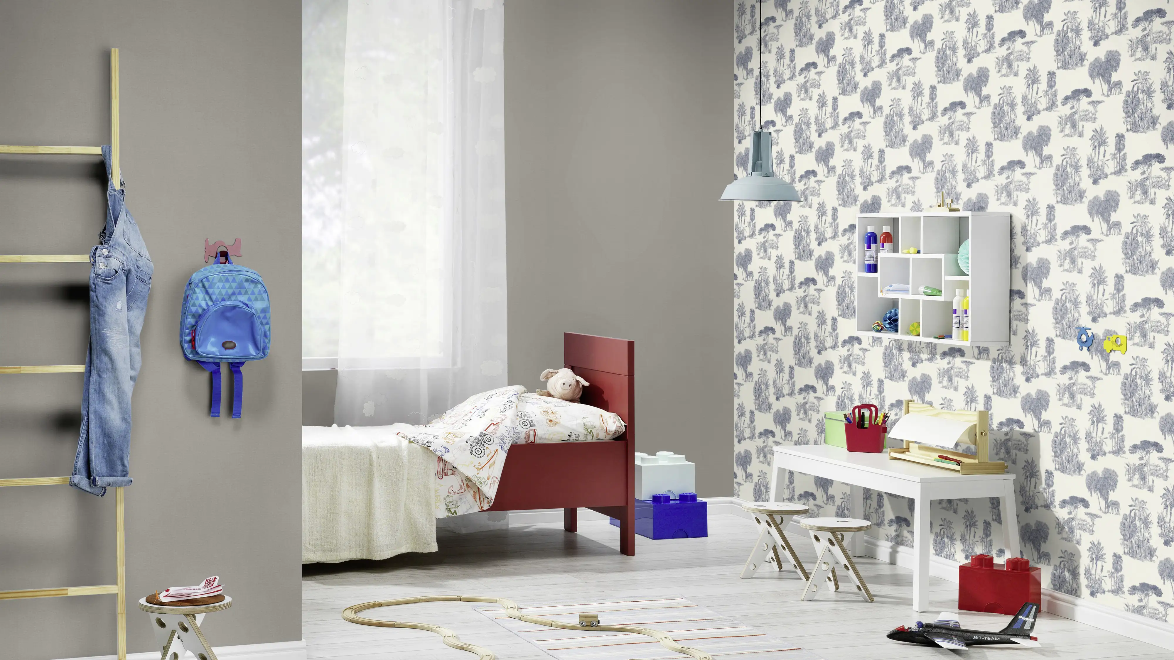 Rasch Vliestapete 555011 Blau-Indigo Muster & Motive 10,05 m x 0,53 m Rasch Vliestapete 555011 Blau-Indigo Muster & Motive 10,05 m x 0,53 m