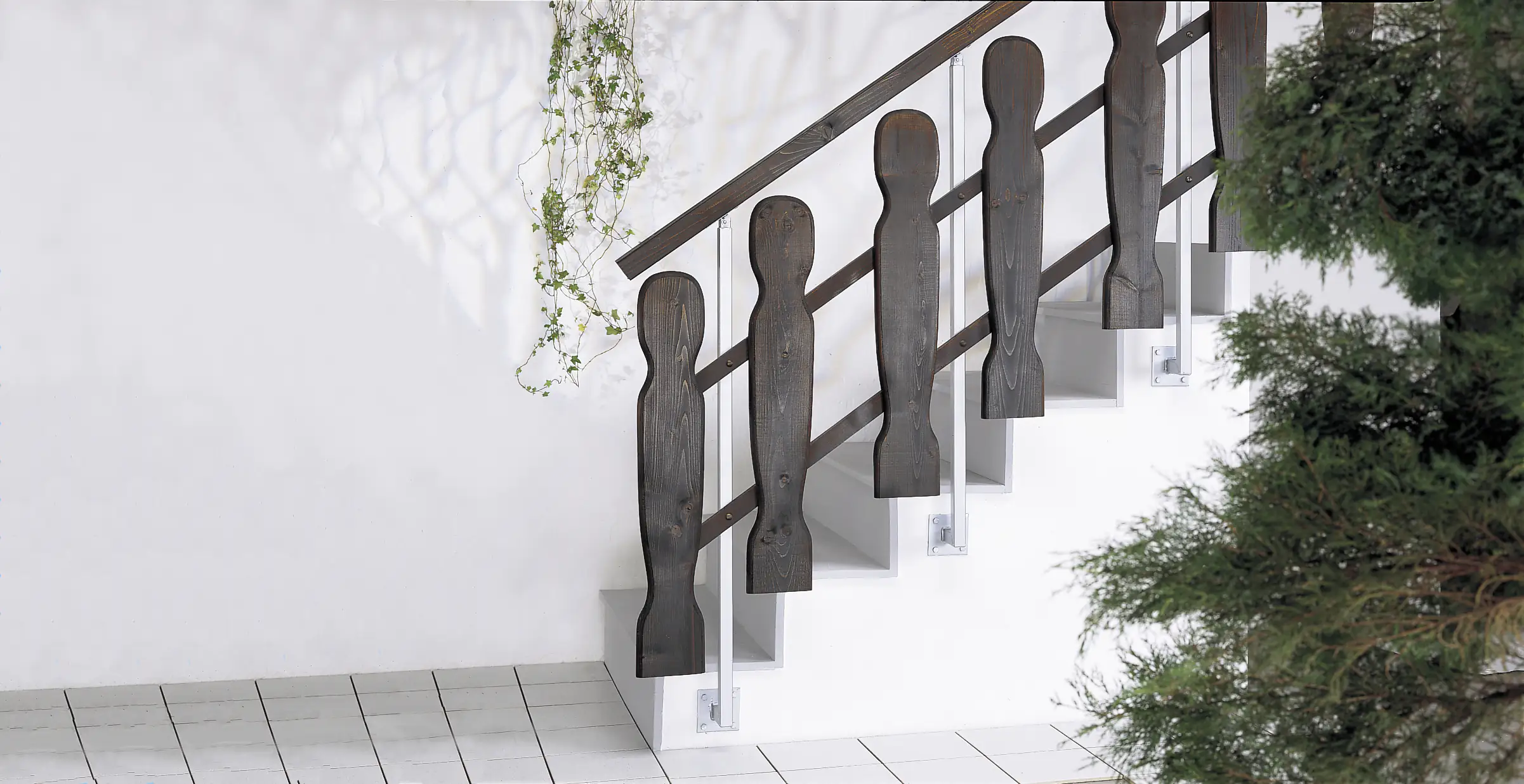 Alberts Handlaufstütze für Universalpfosten 3 x 3 cm, feuerverzinkt