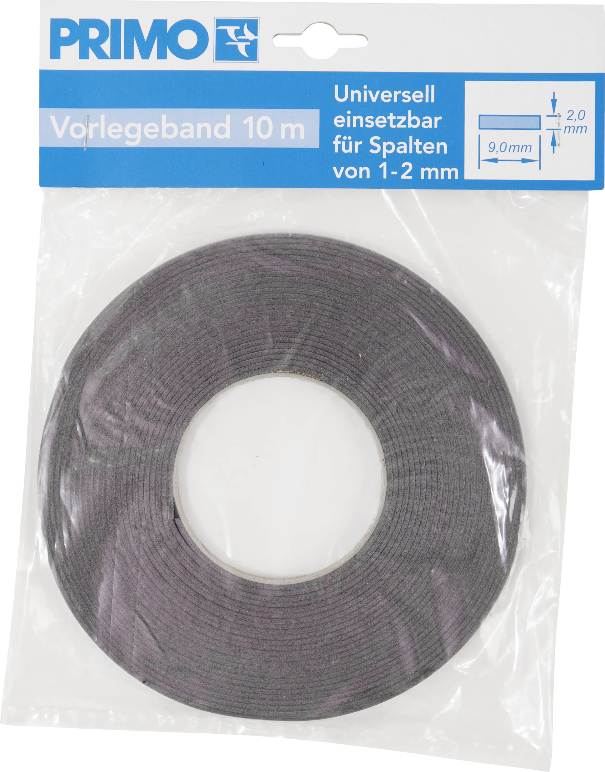 Primo Vorlegeband schwarz, 10 Meter