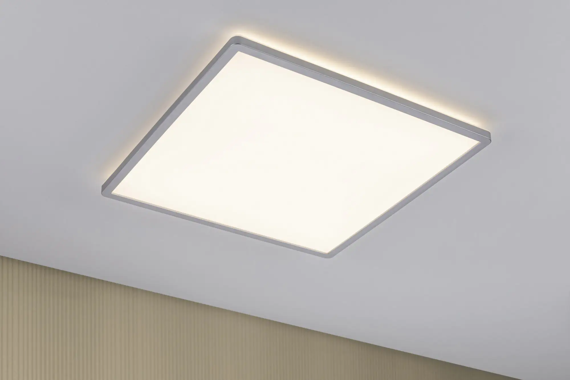 Paulmann LED Panel Atria Shine chrom-matt 42 x 42 cm warmweiß dimmbar