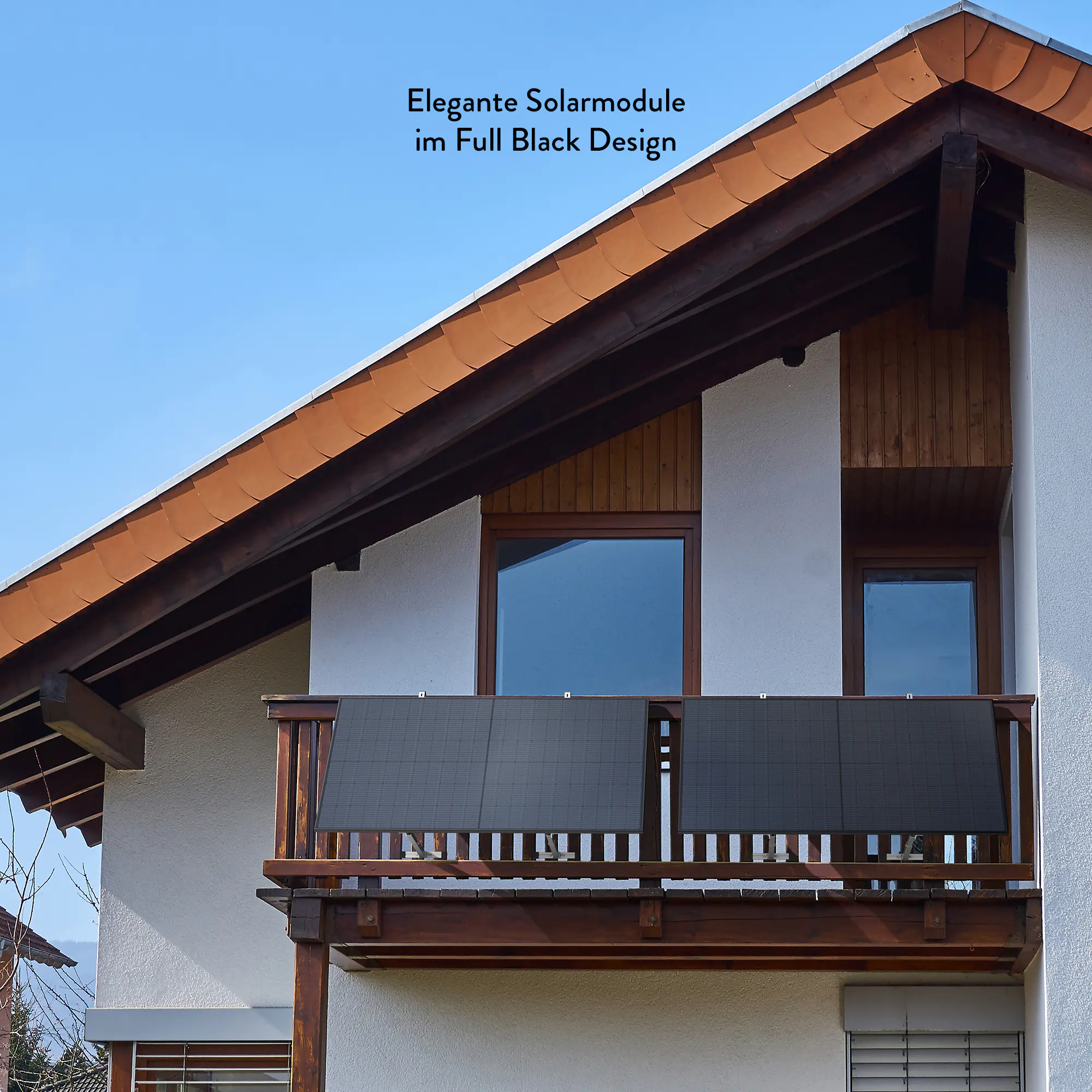 Vale Balkonkraftwerk 920 Wp mit EcoFlow Wechselrichter EF8N-O 