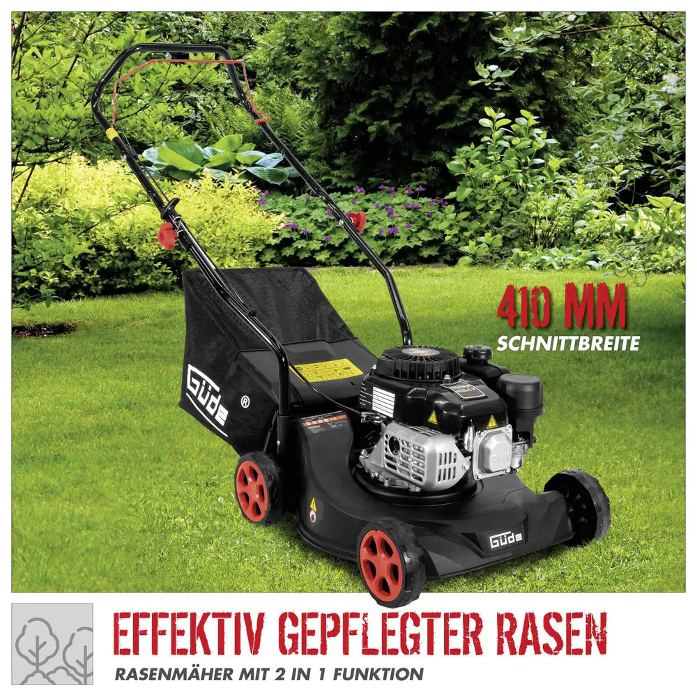 Güde Benzin Rasenmäher Eco Wheeler 412.1 P 41 cm Schnittbreite Güde Benzin Rasenmäher Eco Wheeler 412.1 P 41 cm Schnittbreite