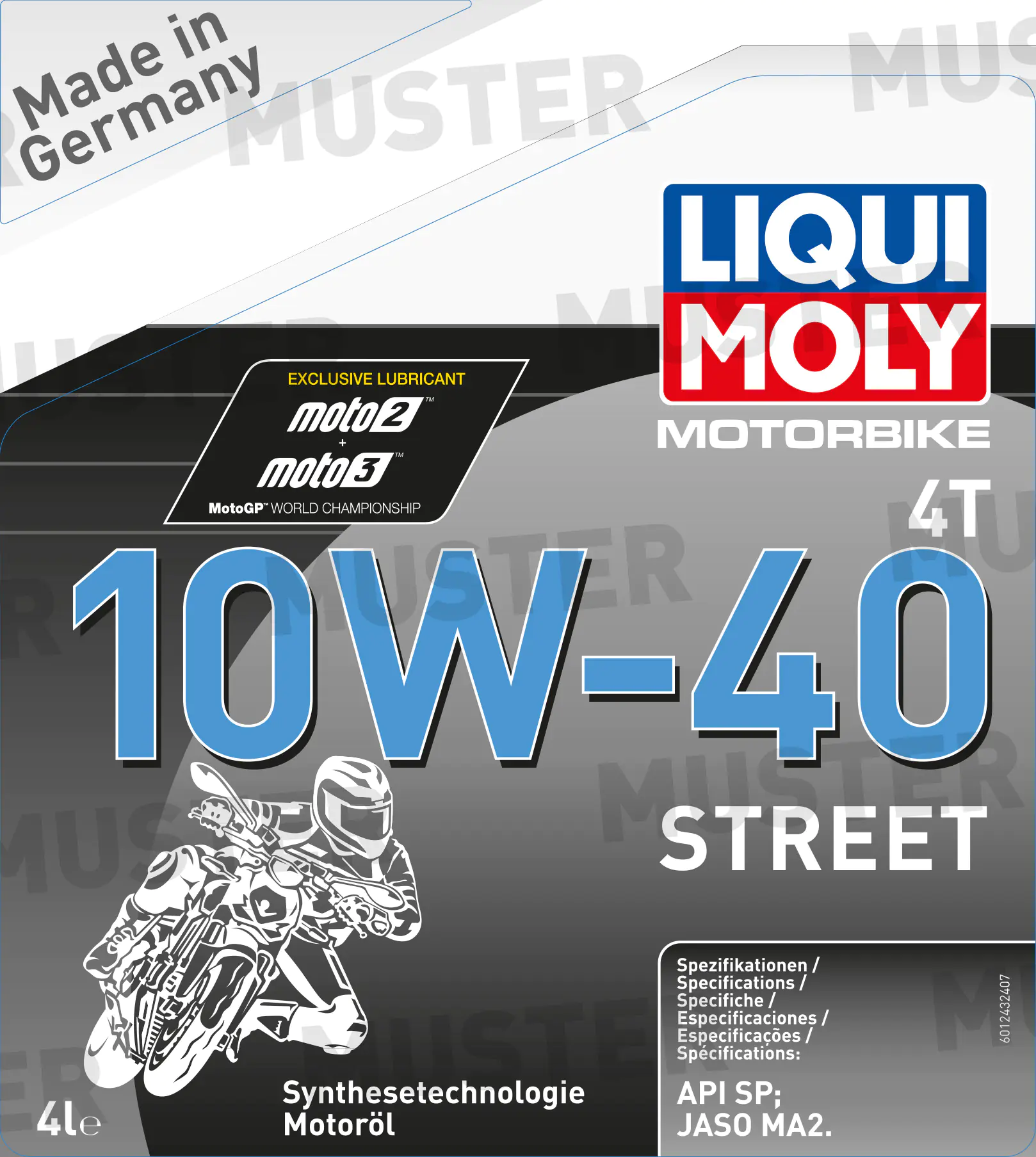 Liqui Moly 4-takt Motoröl 4T 10W-40 Street 4 L Liqui Moly 4-takt Motoröl 4T 10W-40 Street 4 L