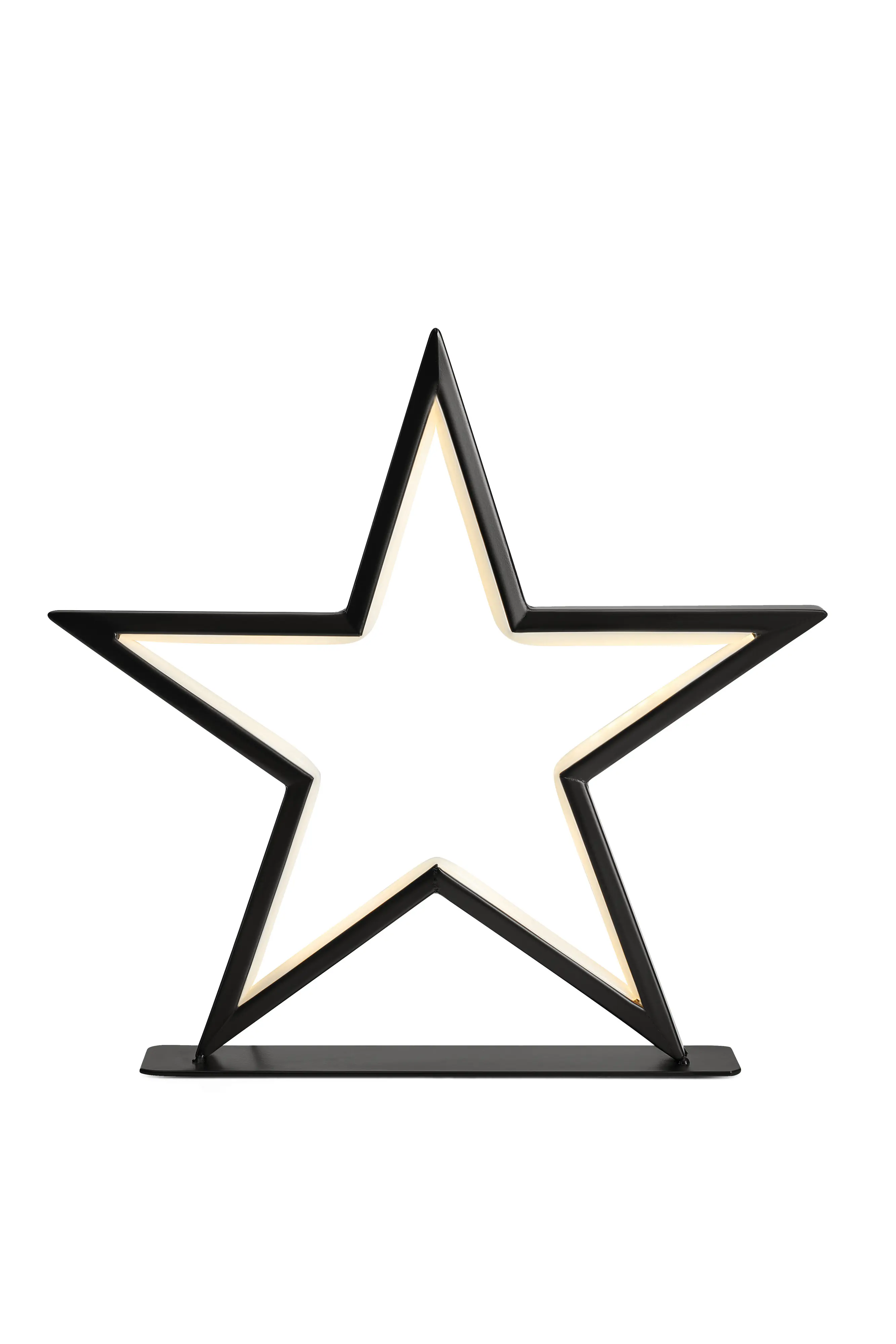 Markslöjd Tischdeko Stern Vega schwarz