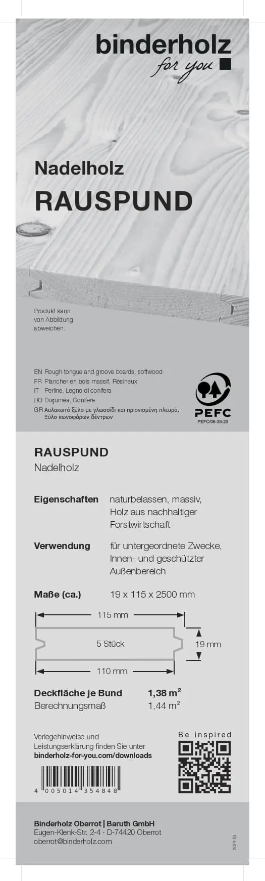 Rauspund Nadelholz Fichte Tanne gehobelt 250 x 11,5 cm 19 mm 5er Pack Rauspund Nadelholz Fichte Tanne gehobelt 250 x 11,5 cm 19 mm 5er Pack