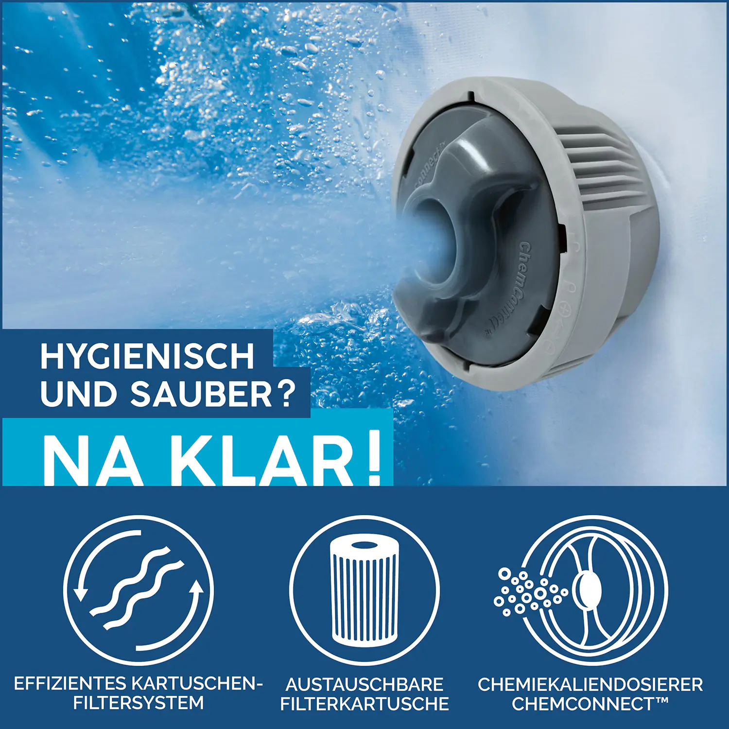 Bestway Whirlpool LAY-Z-SPA Miami AirJet 180 x 66 cm, rund Bestway Whirlpool LAY-Z-SPA Miami AirJet 180 x 66 cm, rund