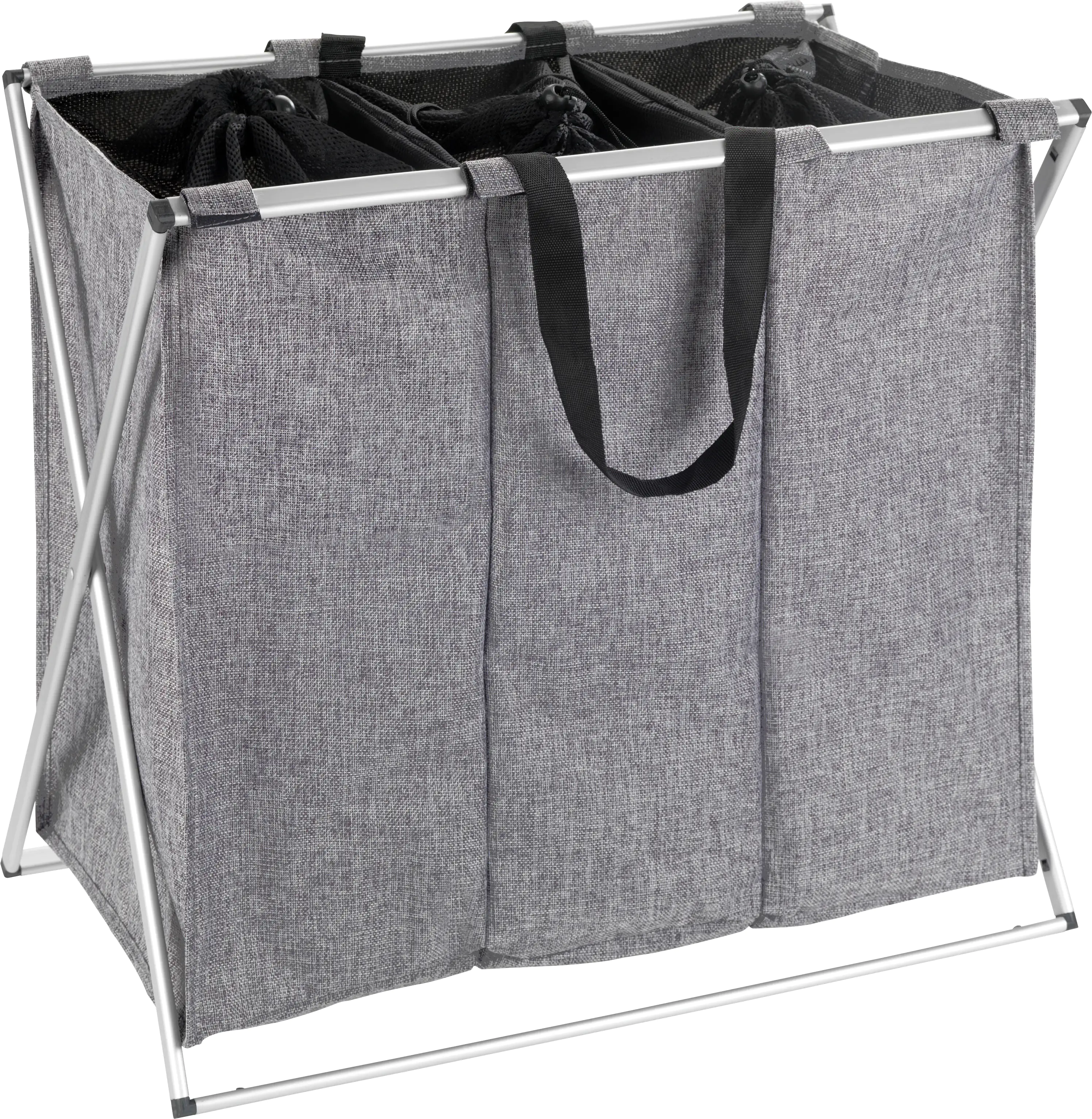 Wenko Wäschesammler Trio Grau 130 l, grau Wenko Wäschesammler Trio Grau 130 l, grau