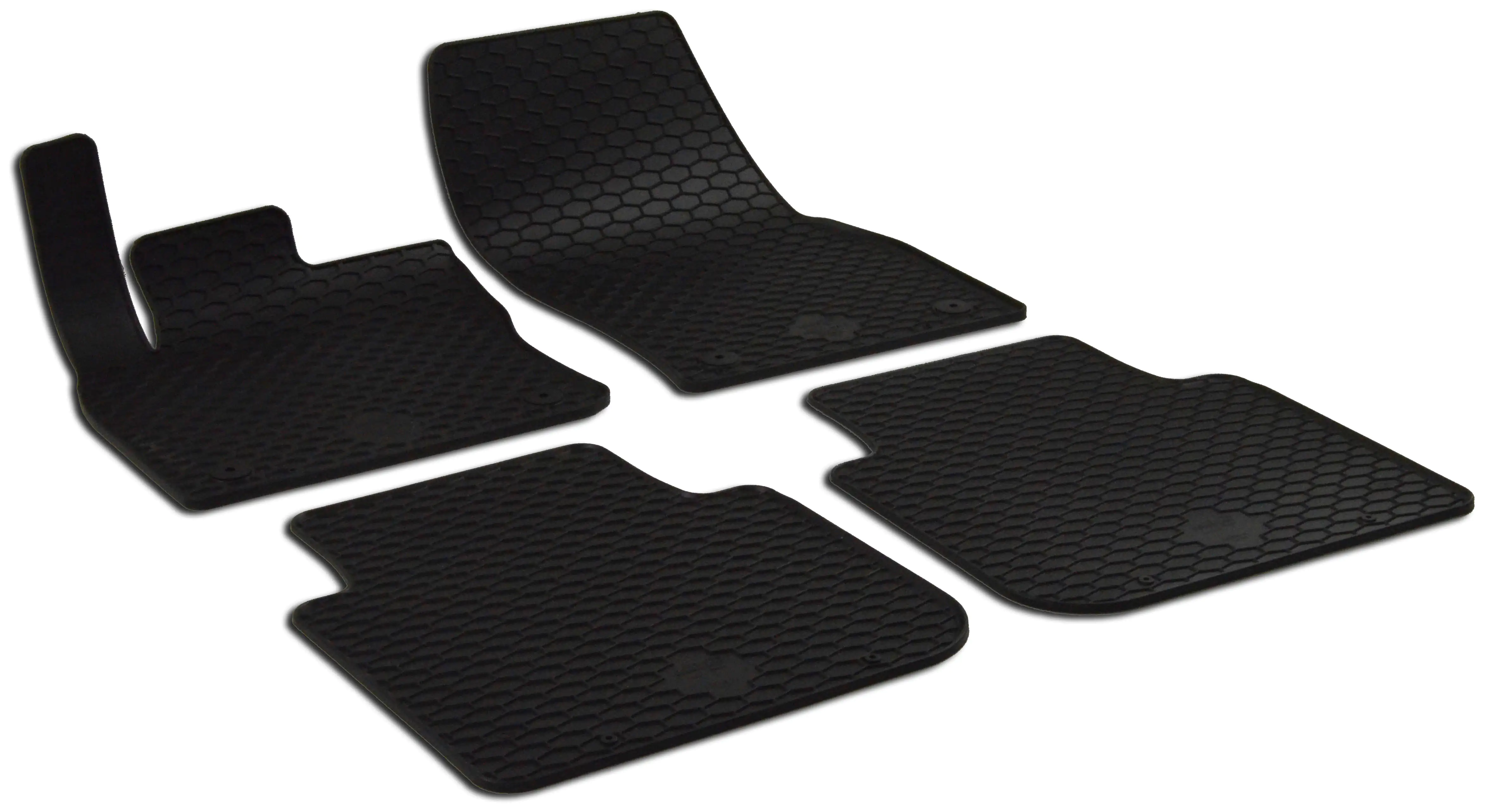 9001778508300_001 Walser Passform Fußmatten Gummi RubberLine für VW Tiguan Allspace, Skoda Kodiaq