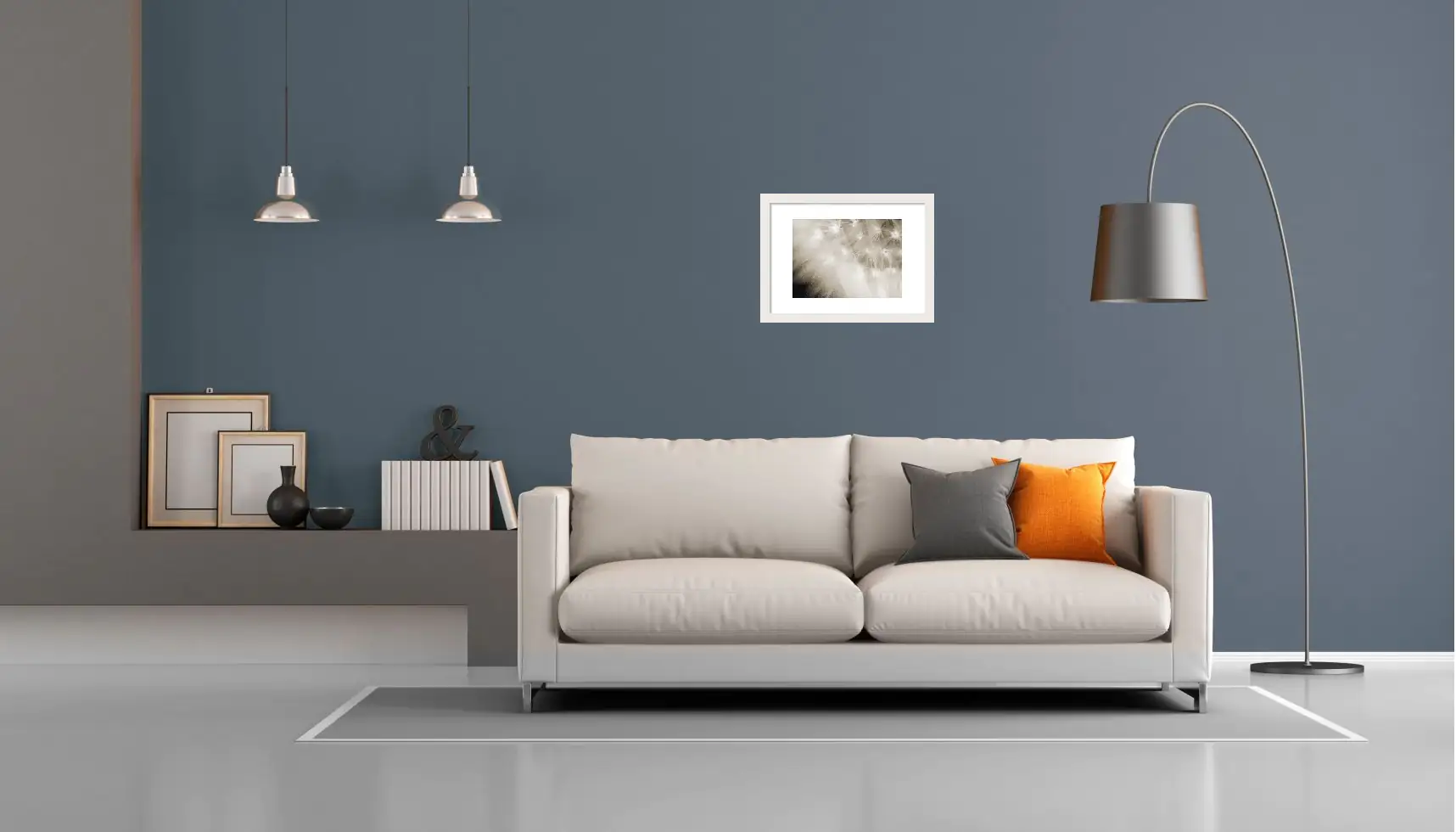 Holzbilderrahmen Luzern weiß 21 x 29,7 cm