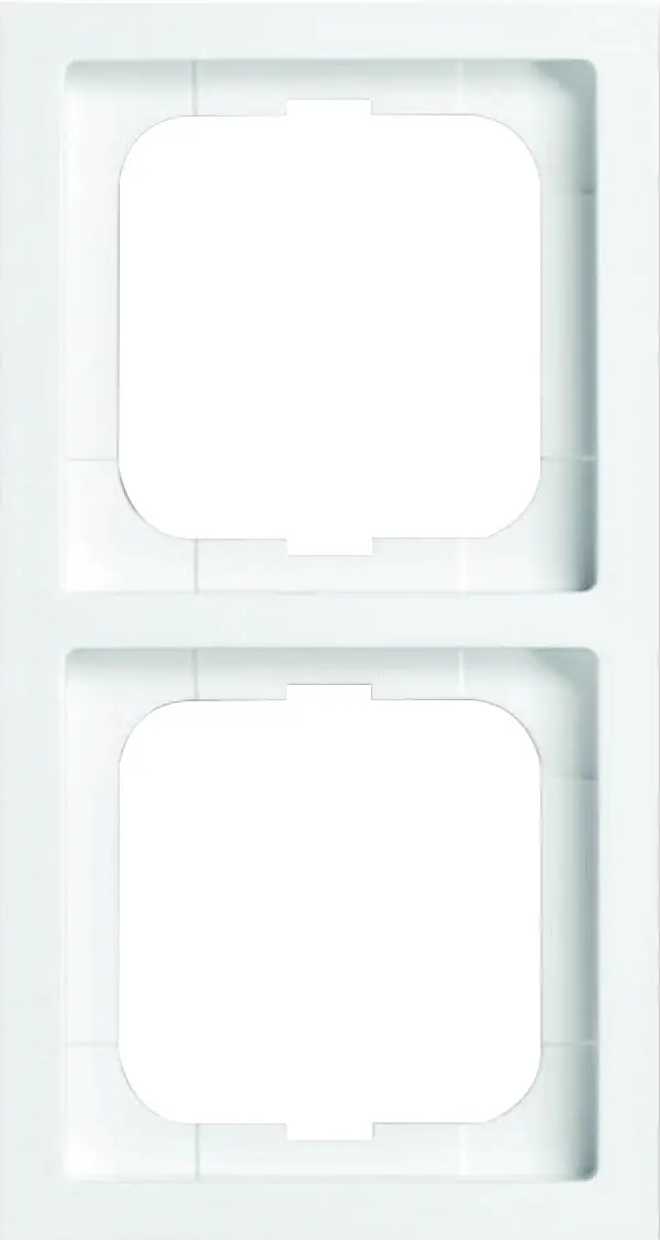 Busch Jaeger Abdeckrahmen 2-fach Future Linear studioweiß 1722-184K