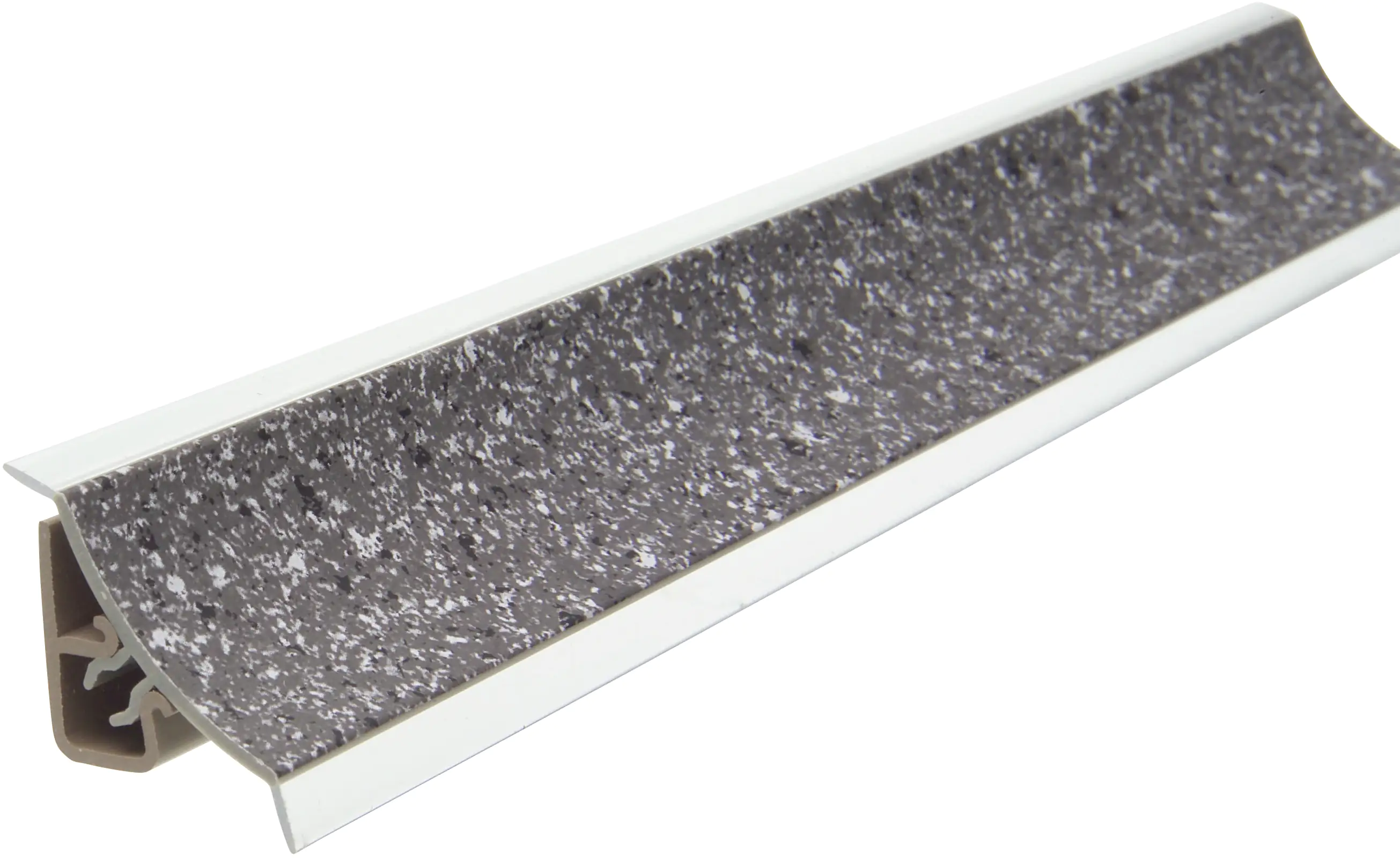 Primo Wandanschlussleiste 260 cm, 23 x 25 mm, Stein