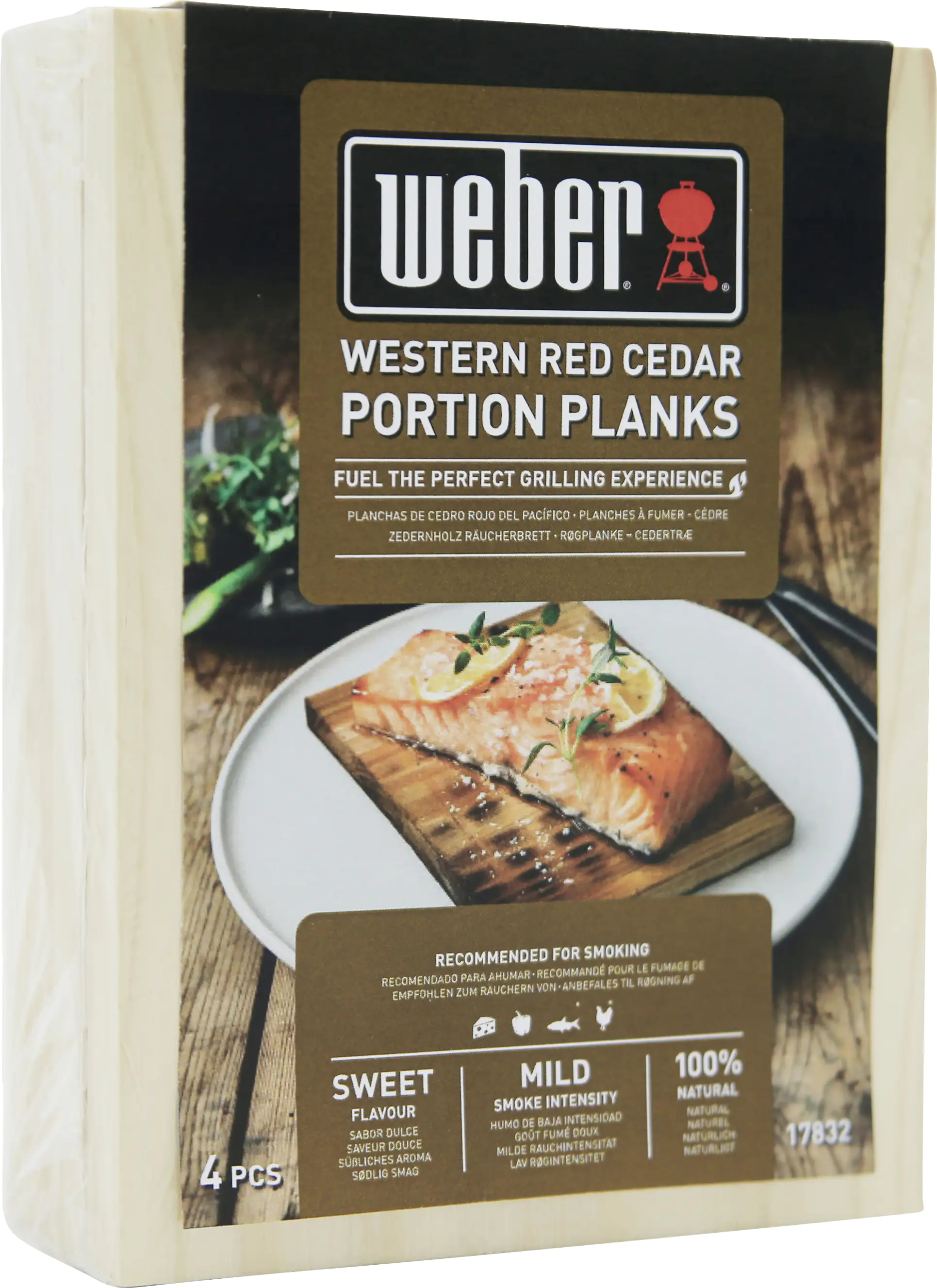 0077924083679 Weber Räucherbretter - Zedernholz 11 x 15 cm