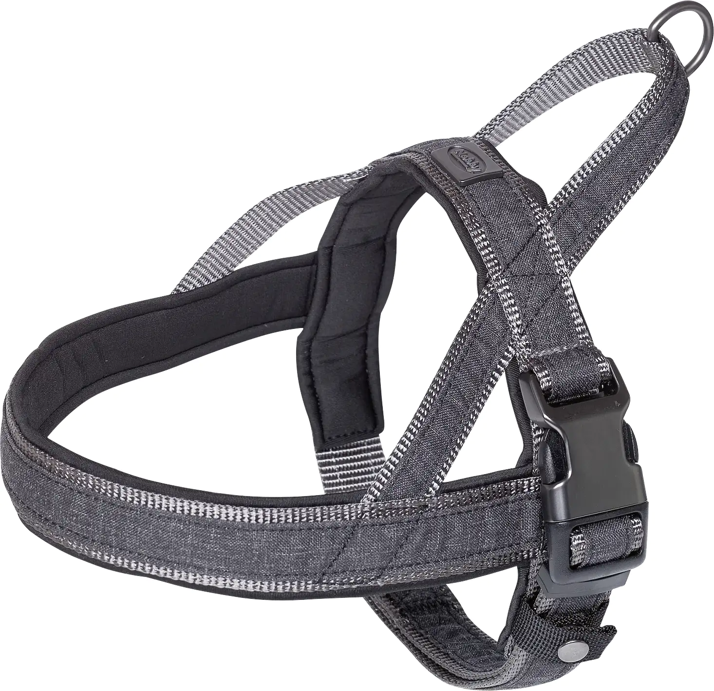 Nobby Norwegergeschirr Linen Deluxe schwarz grau