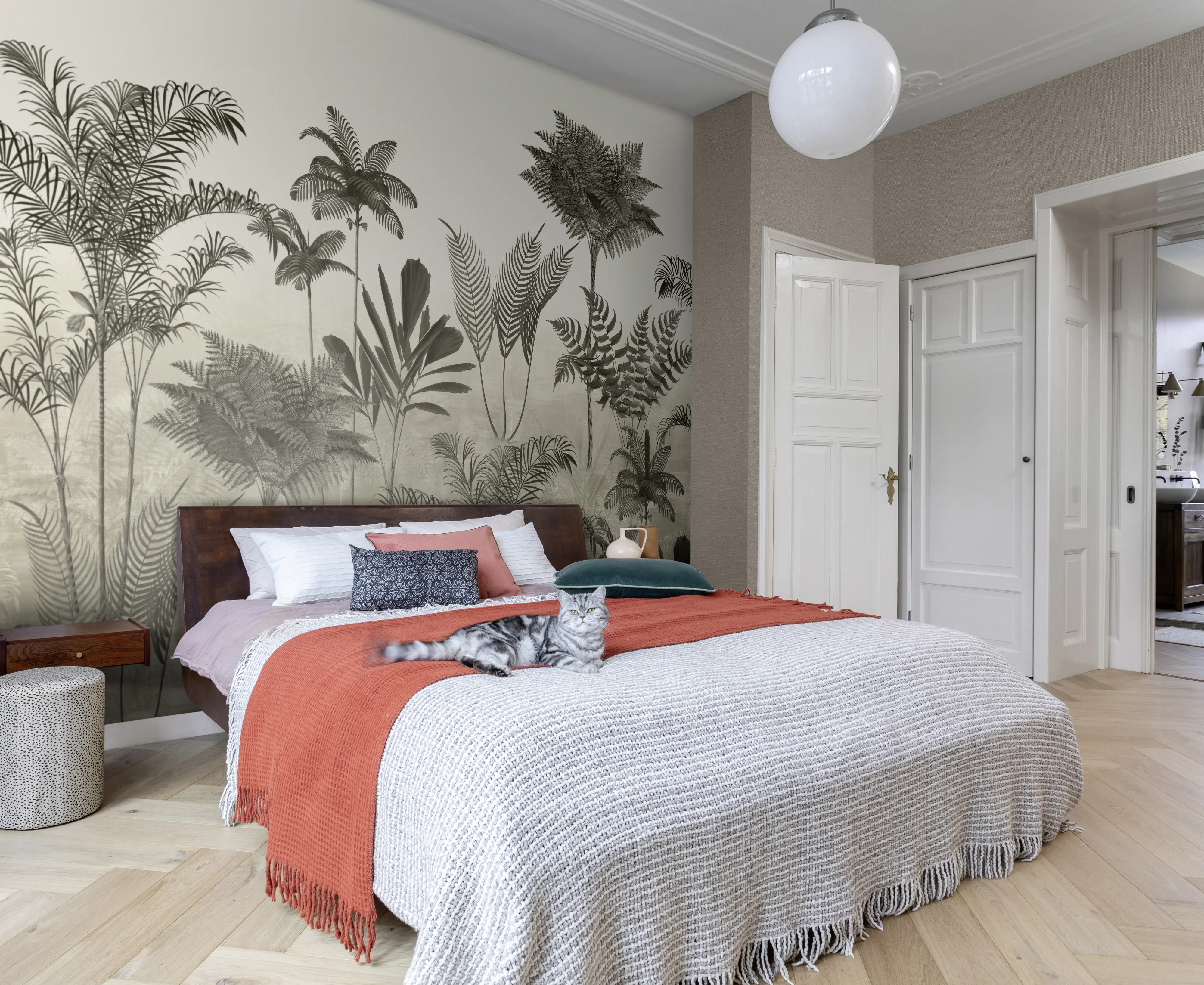 Rasch Vlies Fototapete 556261 Grau-Vintage Muster & Motive 2,65 m x 3,71 m