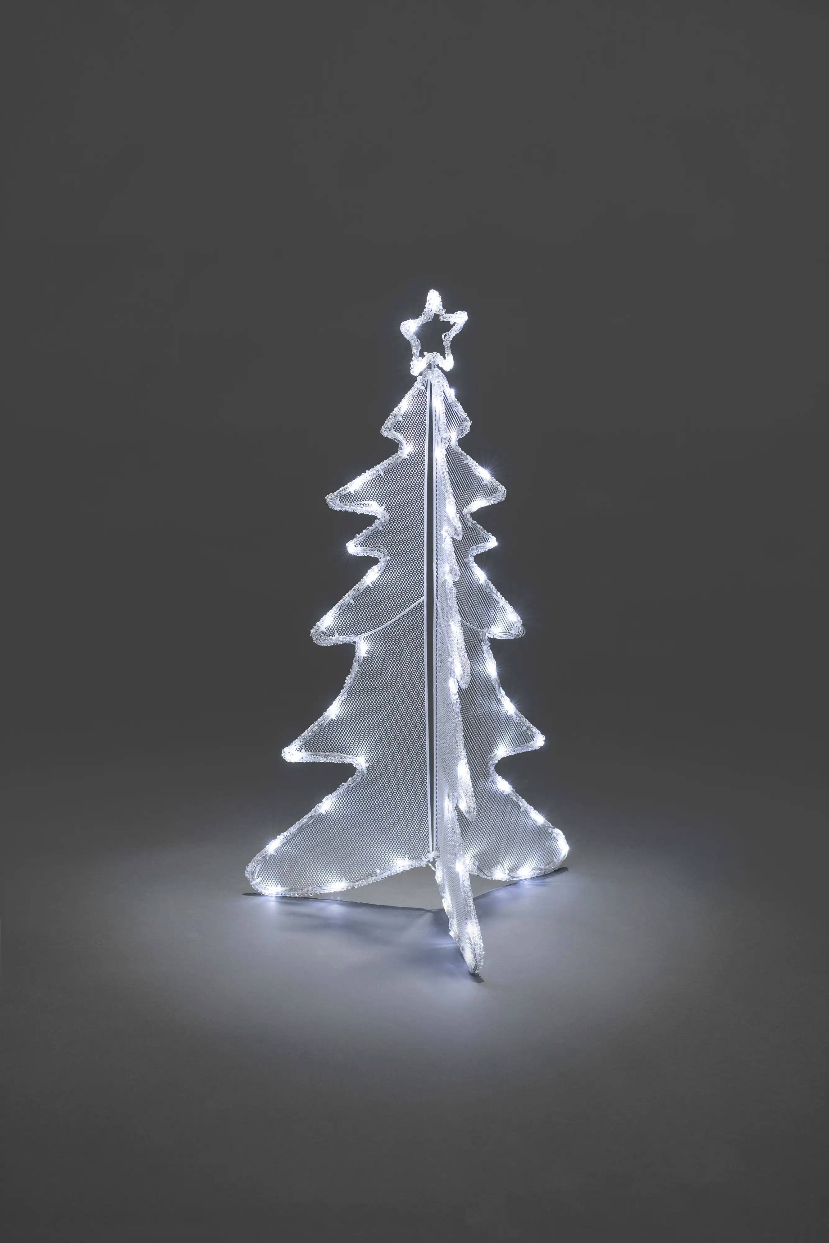 7318309212035 Konstsmide Acryl Tannenbaum 56 LED, weiß