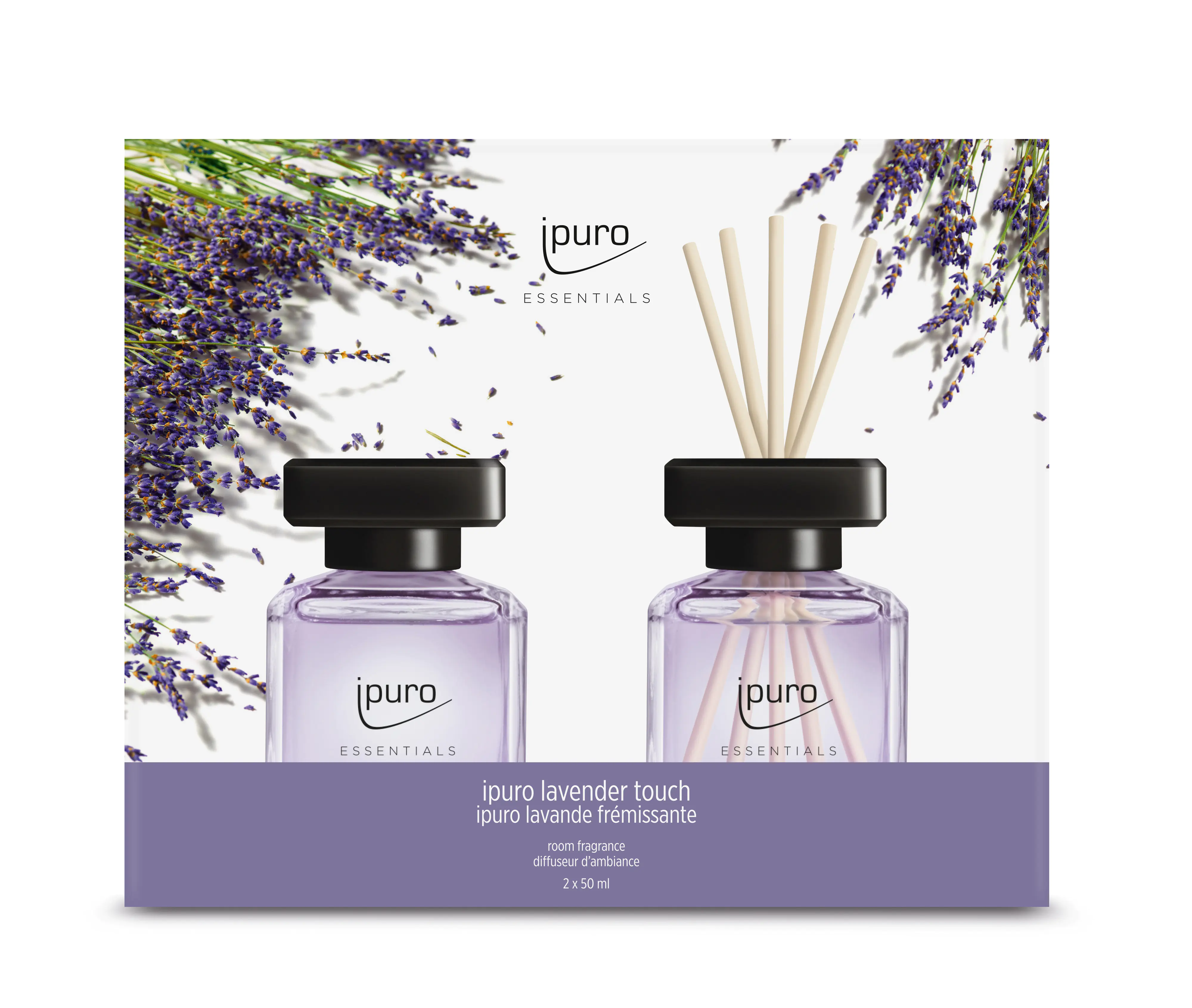 ipuro Essentials Raumduft lavender touch 2 x 50 ml