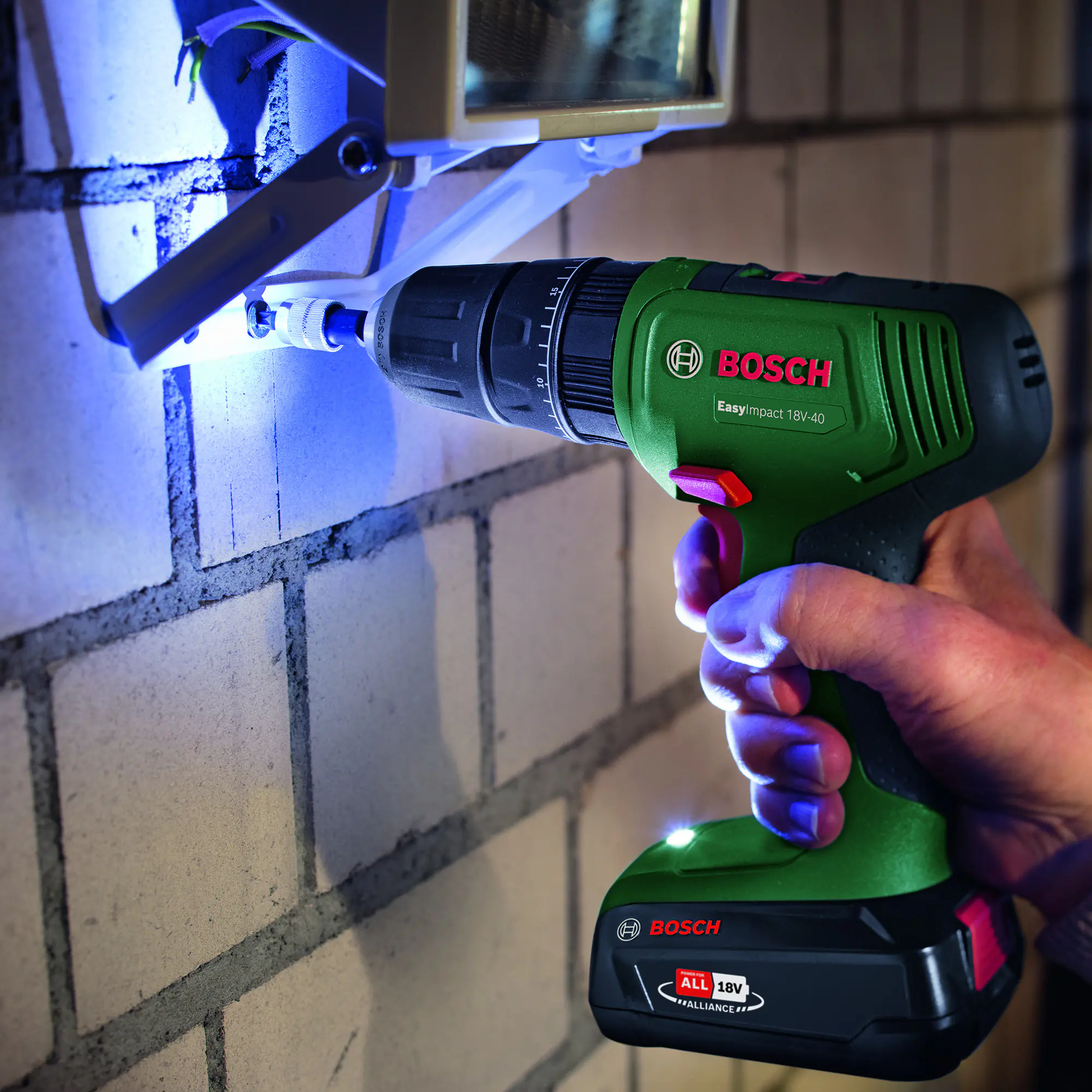 Bosch Akku-Schlagbohrmaschine EasyImpact 18V-40 Solo Bosch Akku-Schlagbohrmaschine EasyImpact 18V-40 Solo