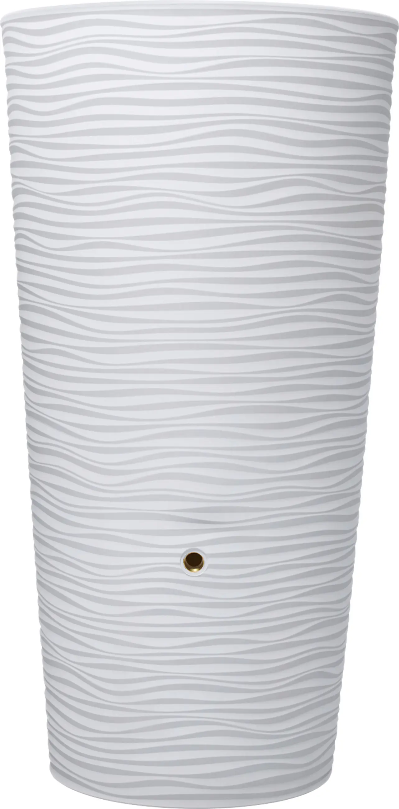 Garantia Regentonne Natura 2in1 rund inkl. Pflanzschale 210 L arctic 