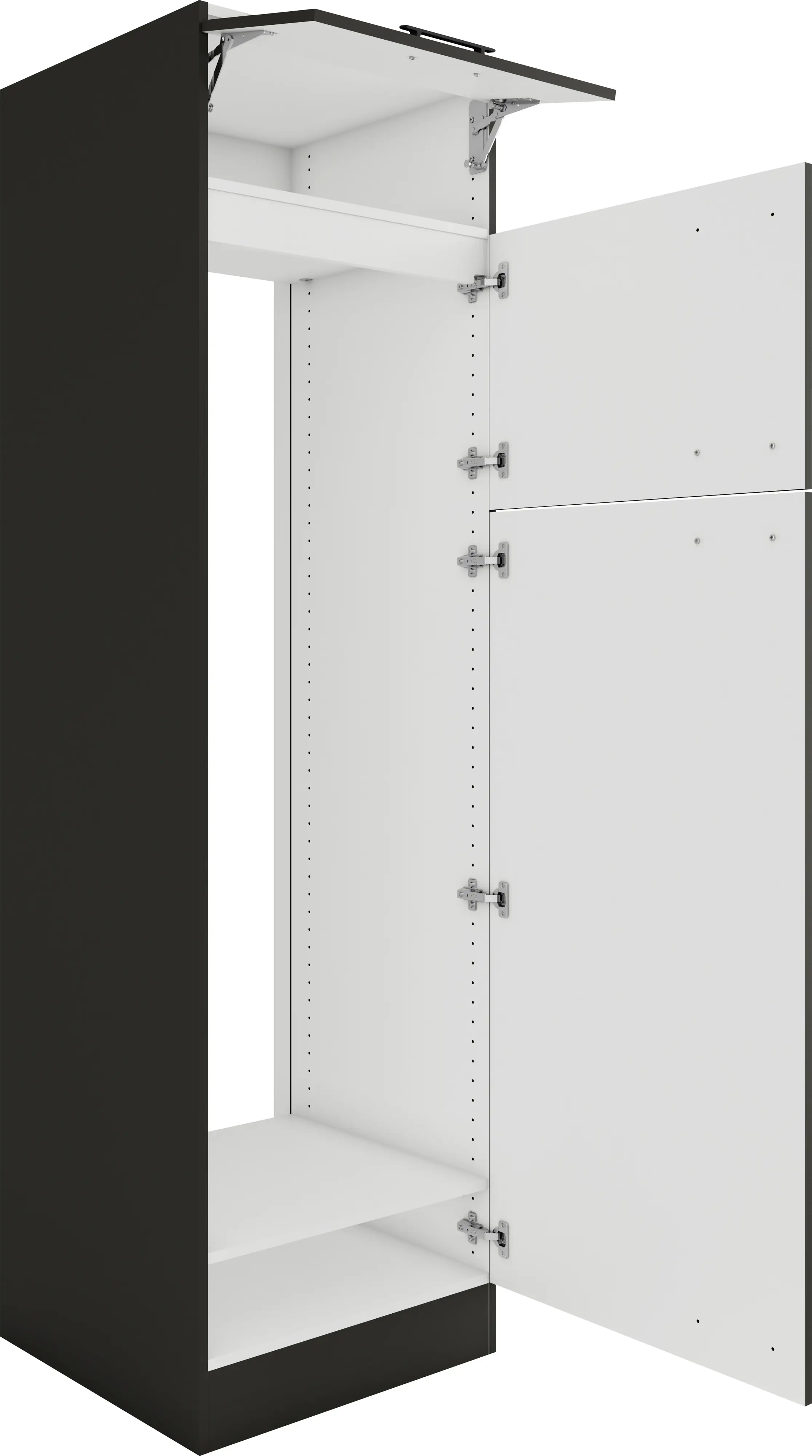 Optifit Hochschrank Madrid 420 anthrazit matt 60 cm 
