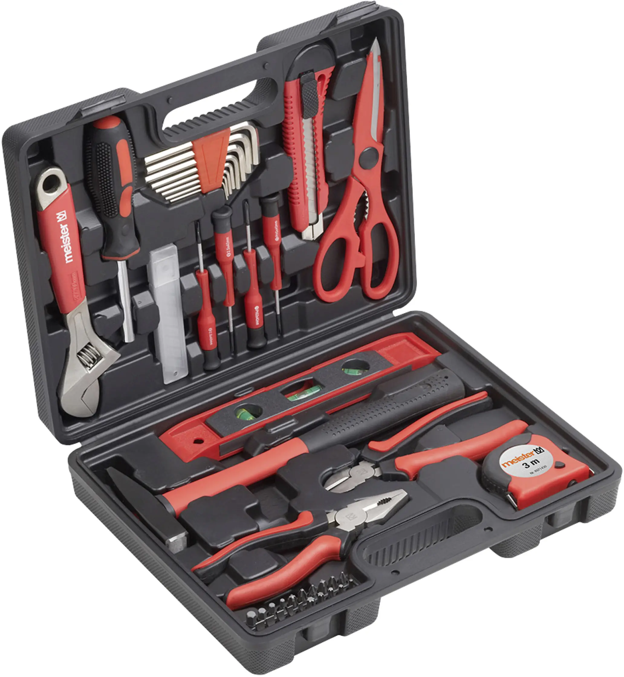 Meister Werkzeugkoffer 44-teilig