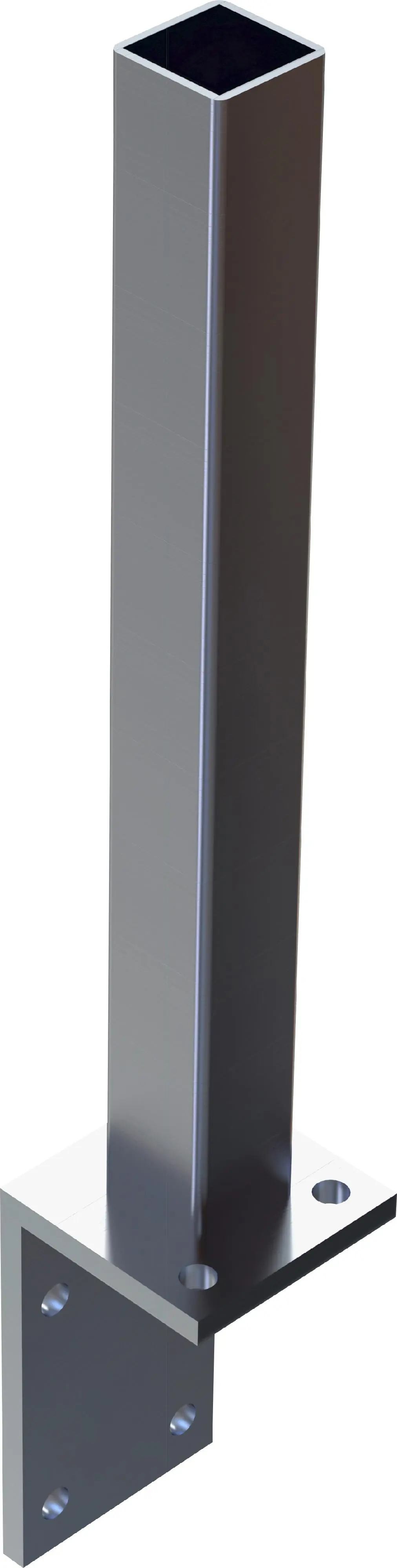 Osmo Pfostenanker Alu-Pfosten L-Stein, Metall feuerverzinkt