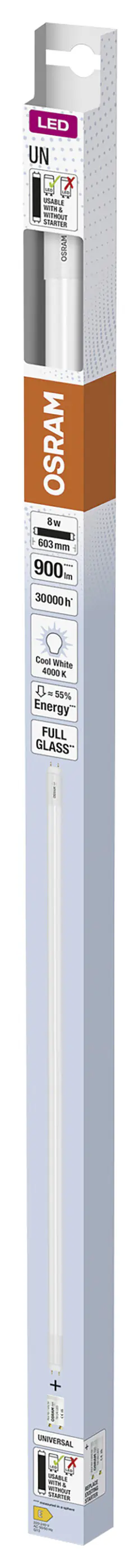 Osram LED Röhre T8 60 cm G13 8 W neutralweiß