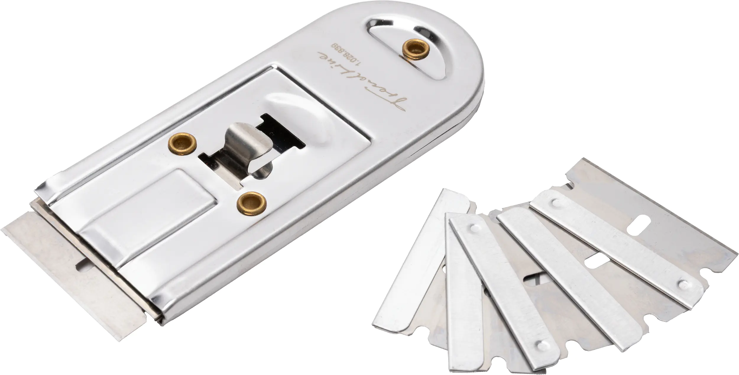 TrendLine Fensterschaber Metall mit 5 Klingen TrendLine Fensterschaber Metall mit 5 Klingen