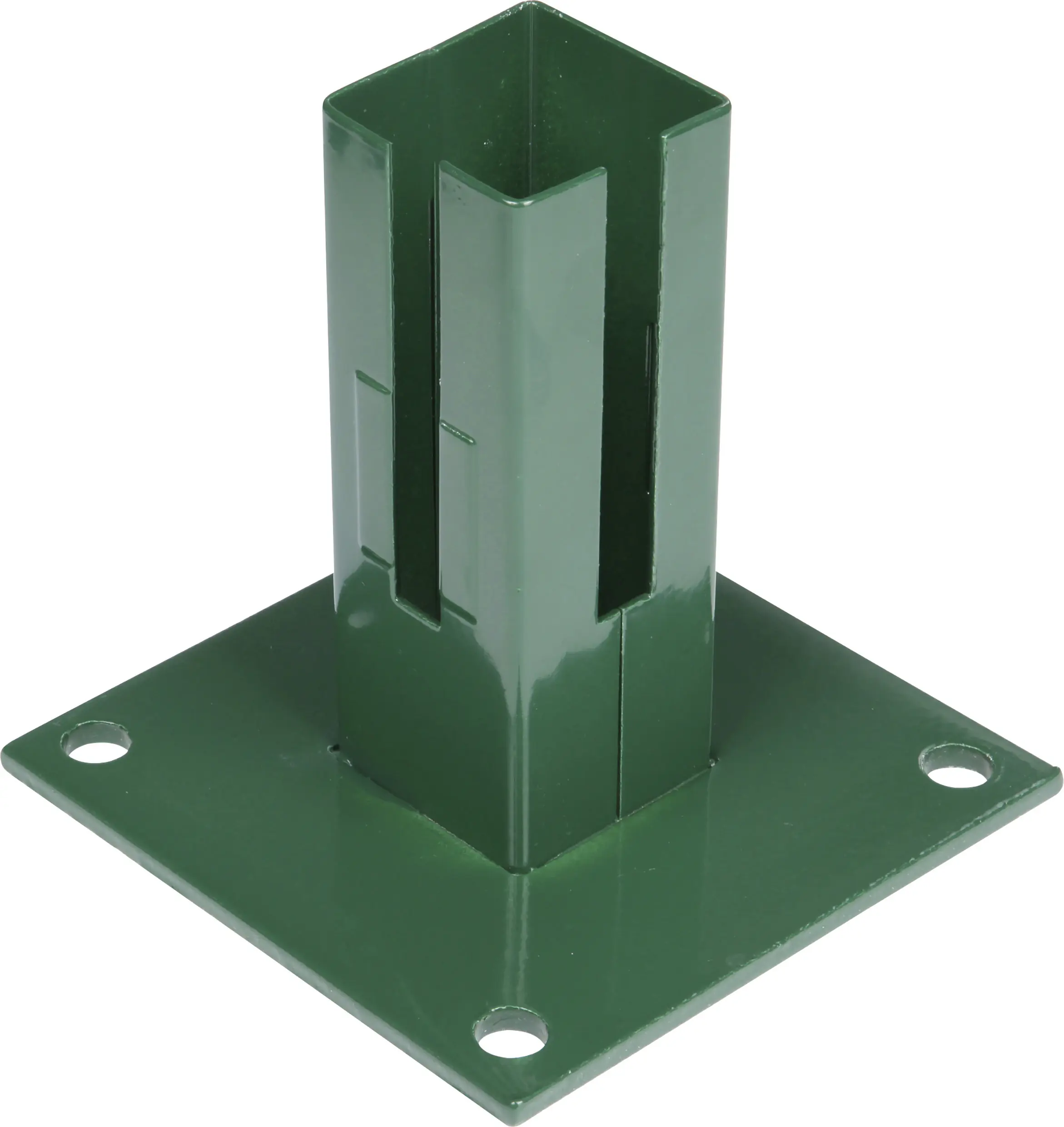 Floraworld Bodenplatte Zaunpfosten 15 x 15 cm moosgrün