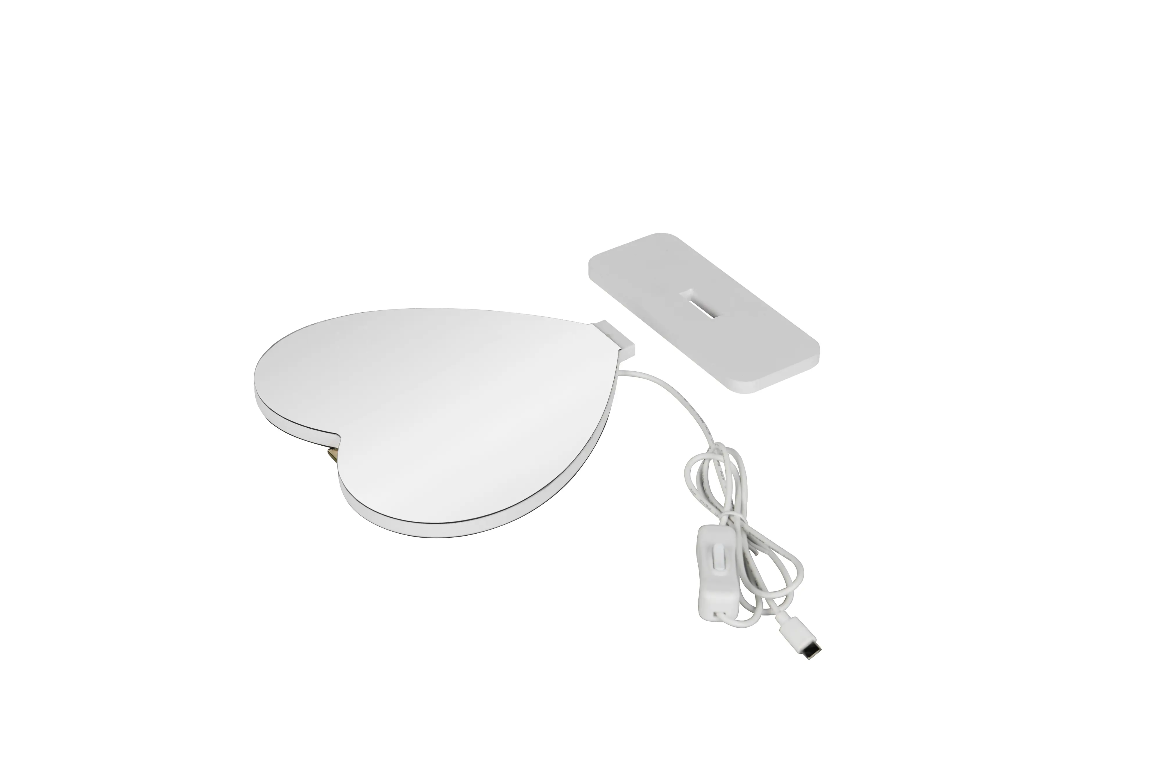 Reality LED-Wandleuchte Coracon rot USB-C-Anschluss