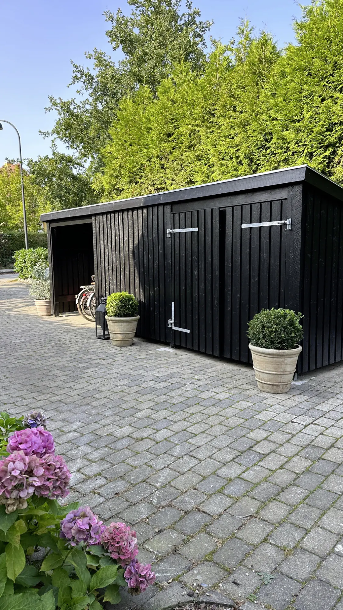 Plus Gartenhaus Nordic Multi 619 x 208 cm natur mit Doppeltür, H-Anker