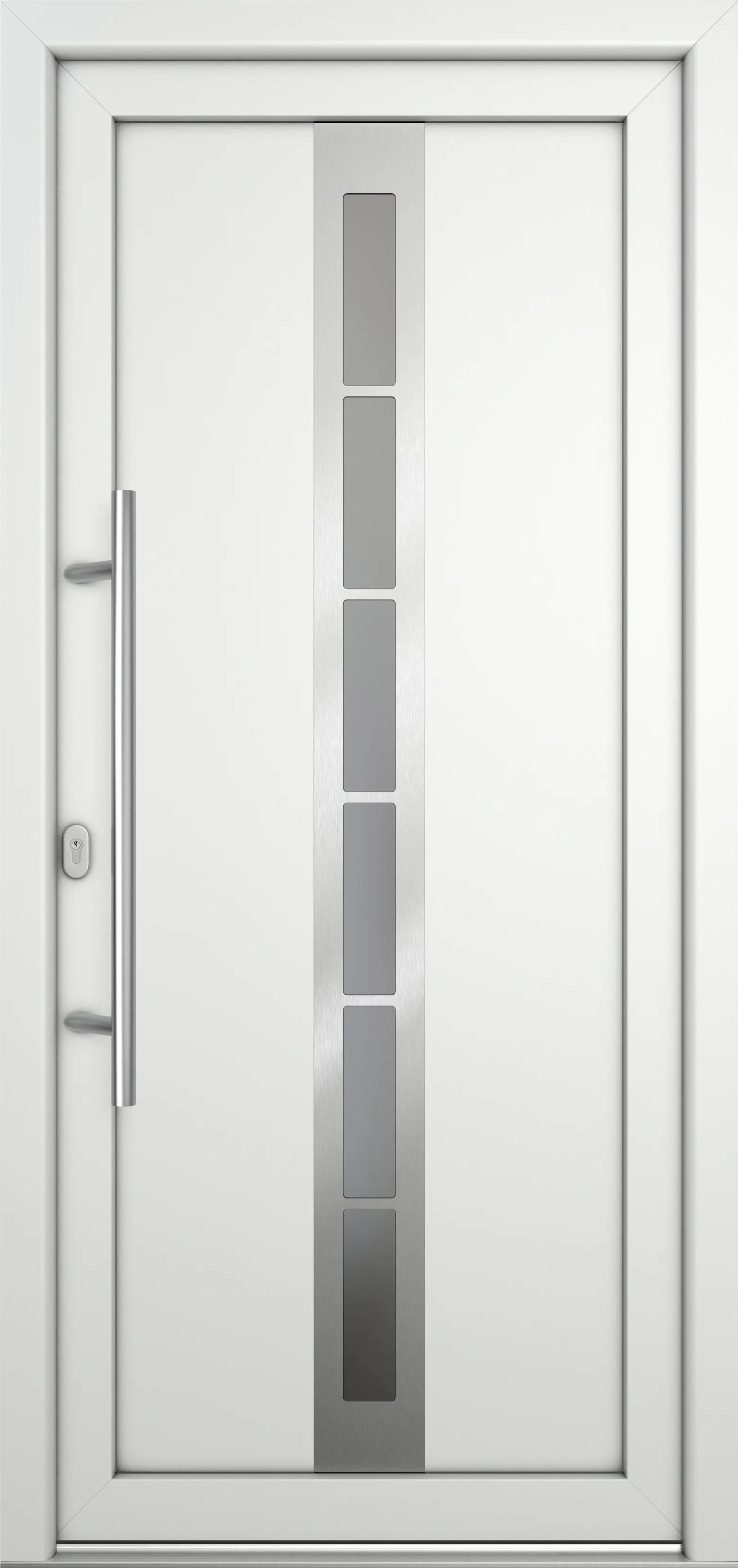 Meeth Haustür Signum Pro PVC Modell 38 98 x 200 cm DIN Links weiß