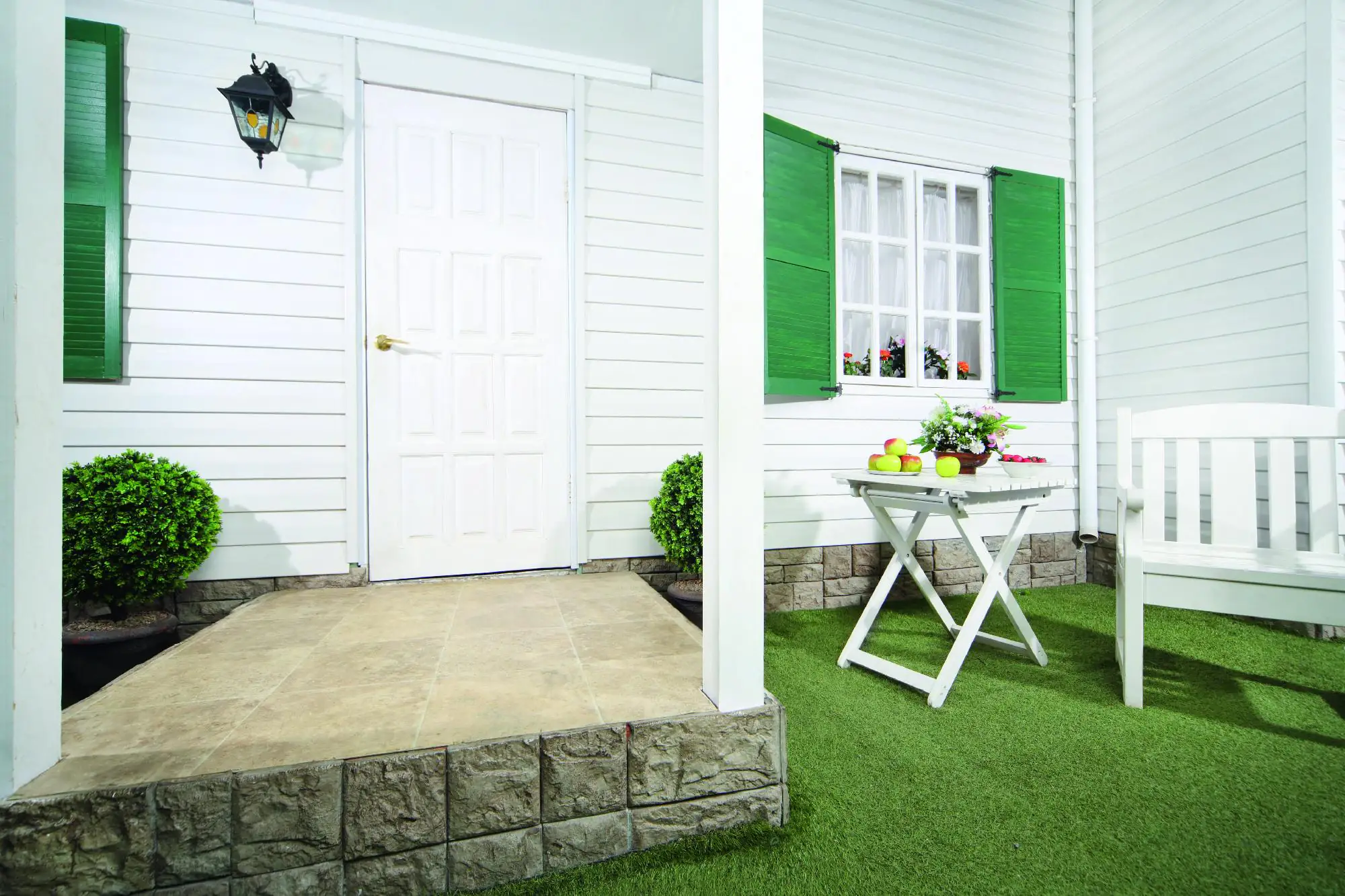 Alpina Weißlack für Außen 2 L weiß seidenmatt