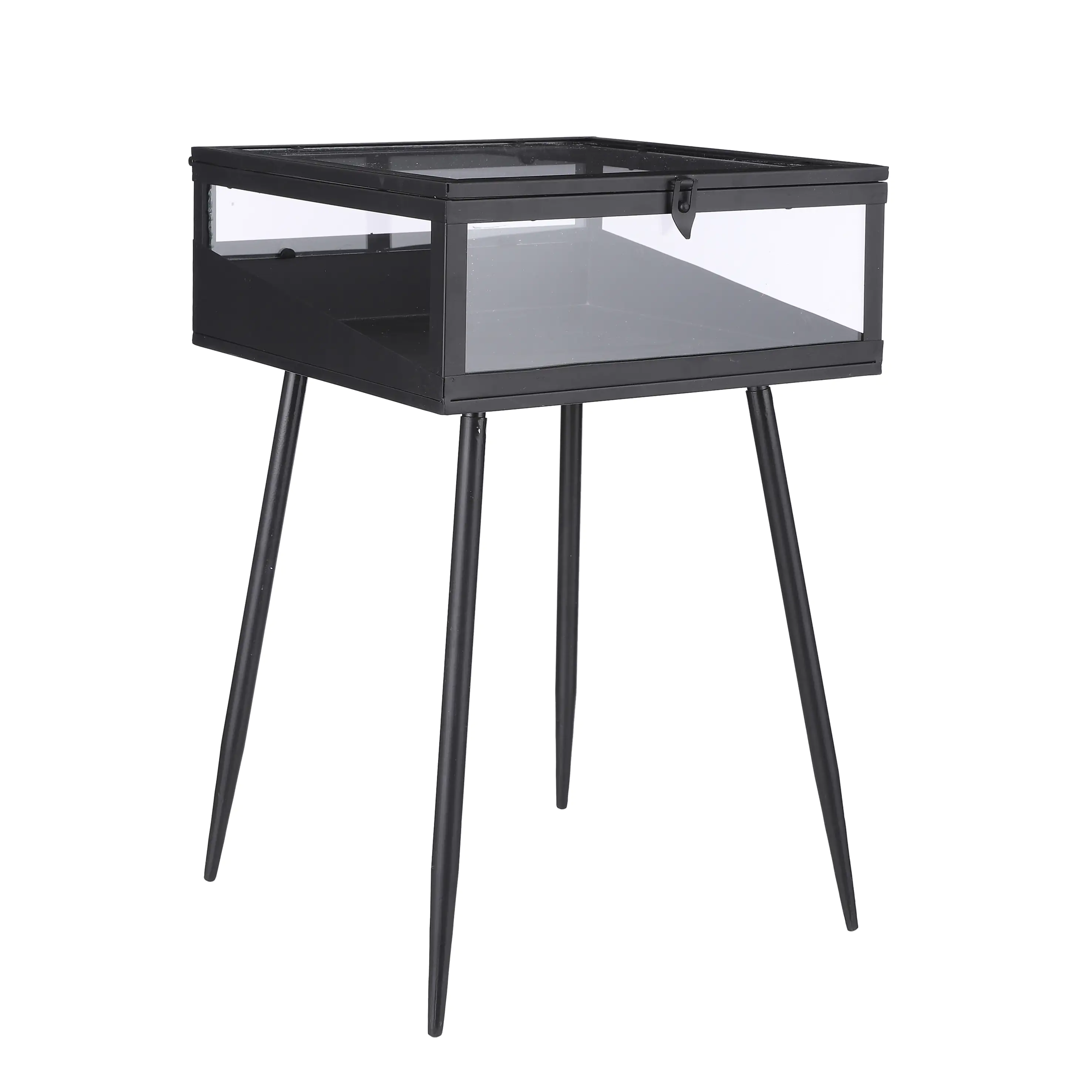 Mica Beistelltisch Glenn schwarz, 38 x40,5 x 58 cm