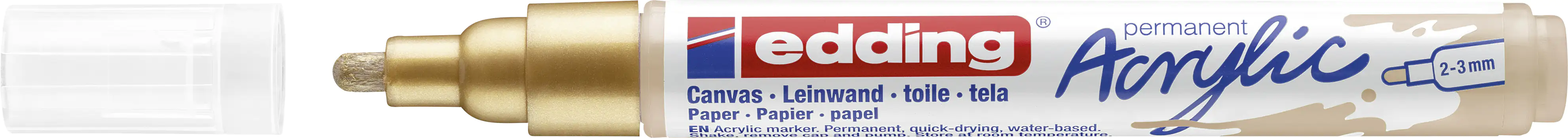 edding 5100 Acrylmarker medium reichgold 2 - 3 mm