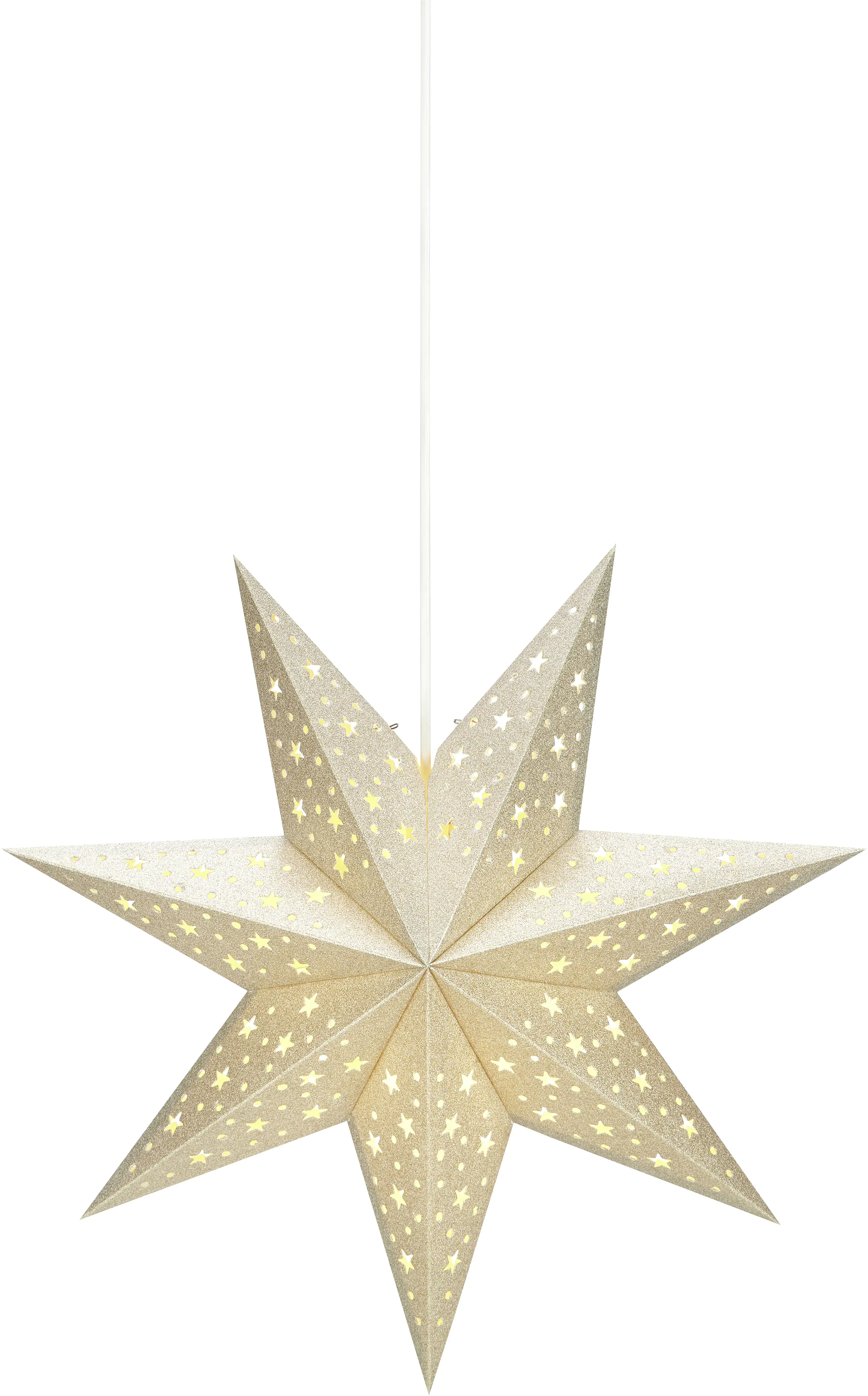 Markslöjd Papierstern Solvalla gold, Ø 45 cm Markslöjd Papierstern Solvalla gold, Ø 45 cm