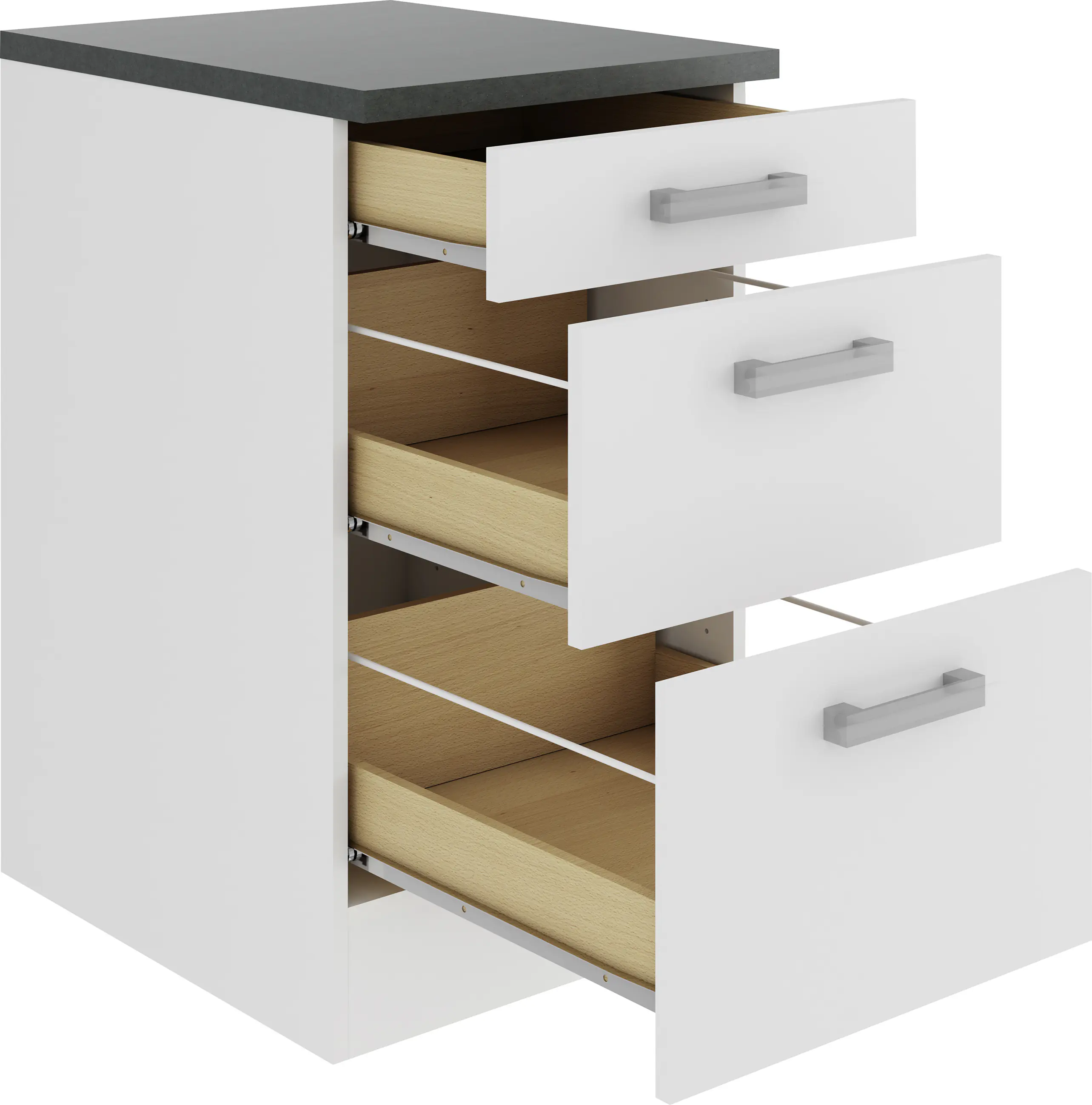 Optifit Unterschrank Oslo 214 weiß 50 cm