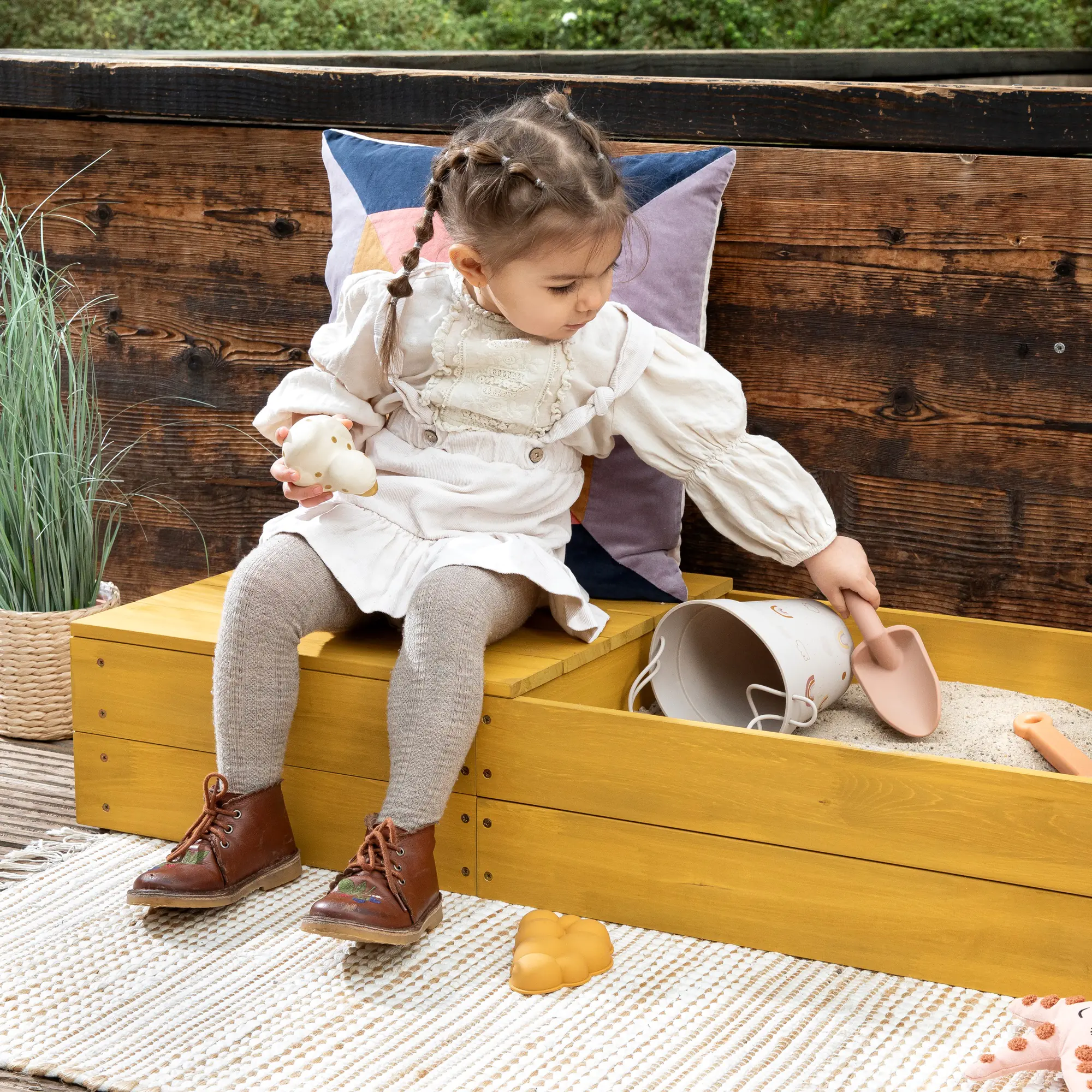 MUDDY BUDDY® Sandkasten Space Saver ocker MUDDY BUDDY® Sandkasten Space Saver ocker