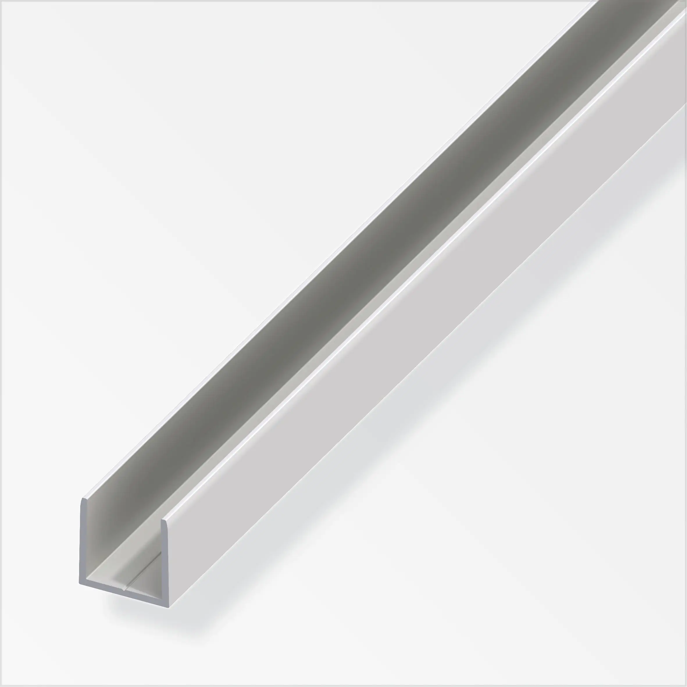 alfer clampline-U-Profil 2 m, 20.9 x 18 x 1.5 mm Aluminium eloxiert silber alfer clampline-U-Profil 2 m, 20.9 x 18 x 1.5 mm Aluminium eloxiert silber