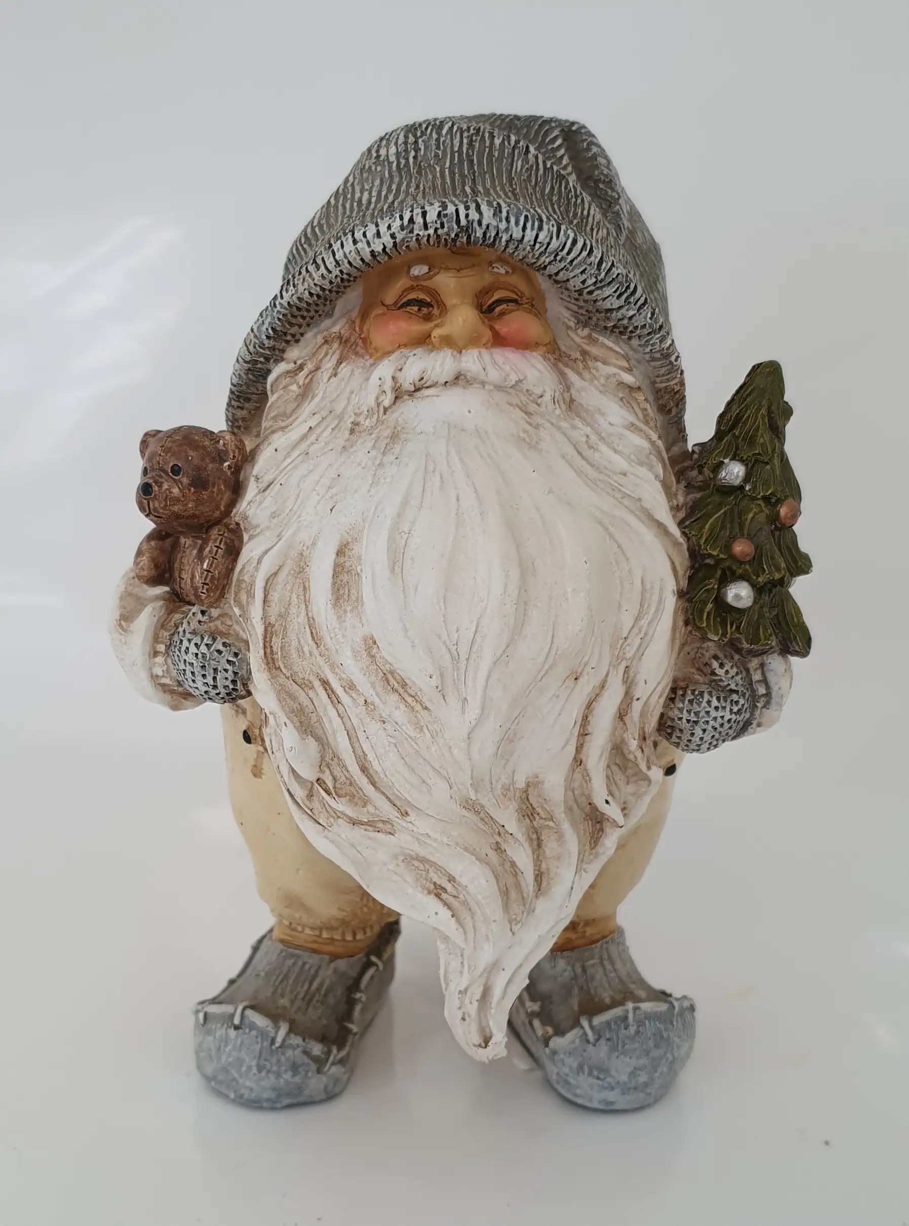 Dekofigur Wichtel grau 15 cm