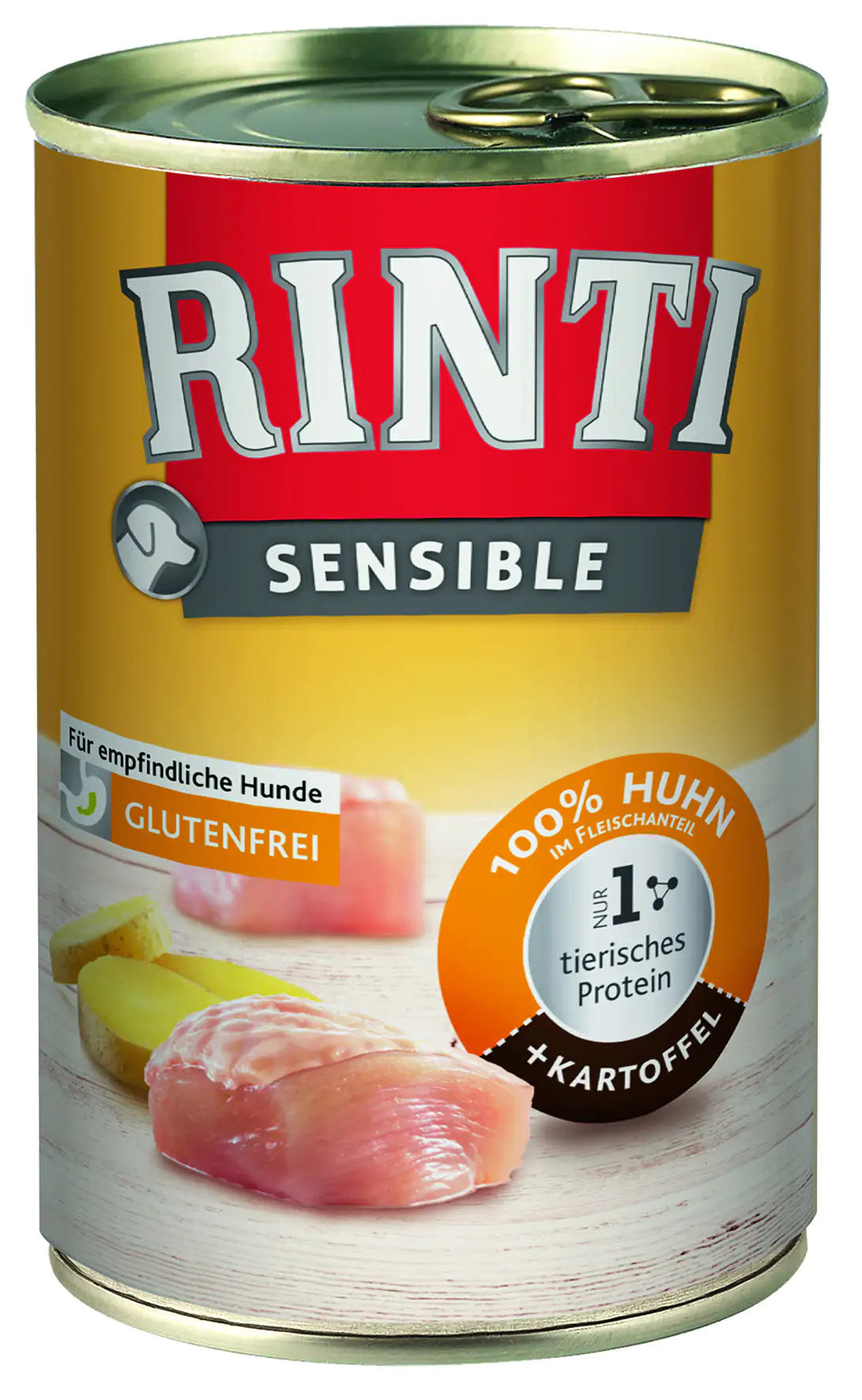 Rinti Sensible Hundenassfutter Adult 400 g Huhn & Kartoffel